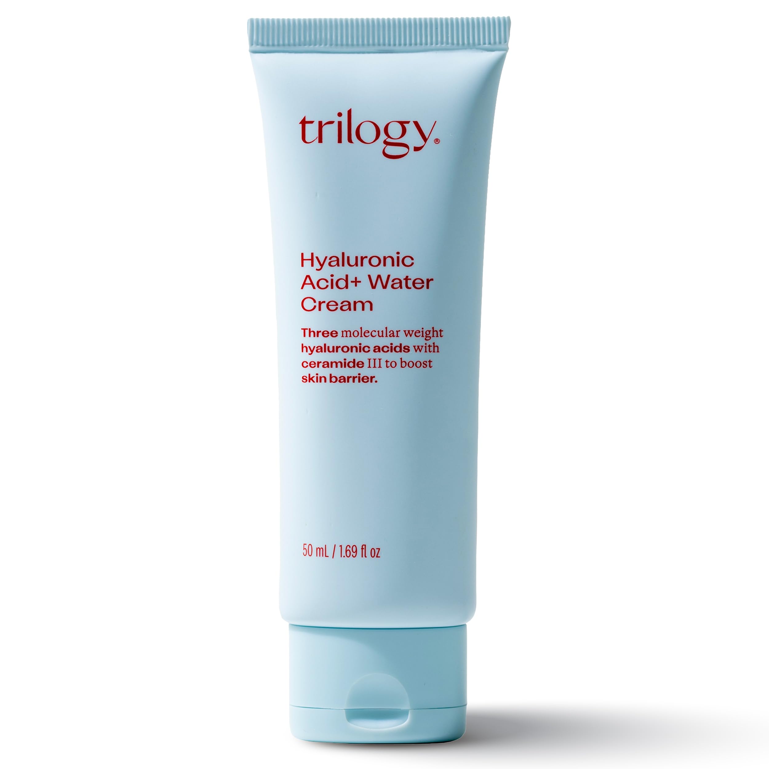 Crema Hidratante Trilogy Con Ácido Hialurónico+agua, 50 Ml - Venta Internacional.