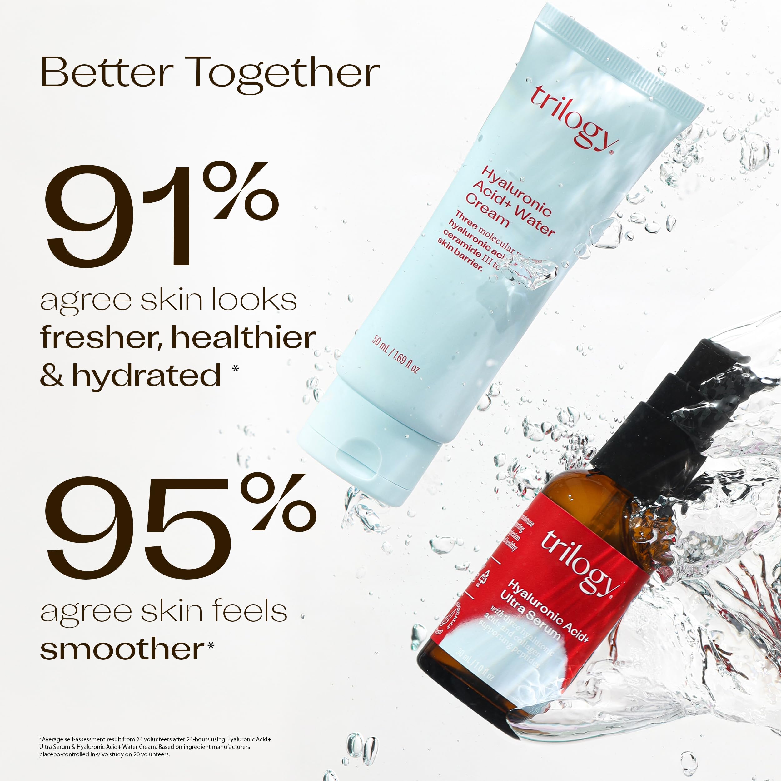 Foto 6 pulgar | Crema Hidratante Trilogy Con Ácido Hialurónico+agua, 50 Ml - Venta Internacional.