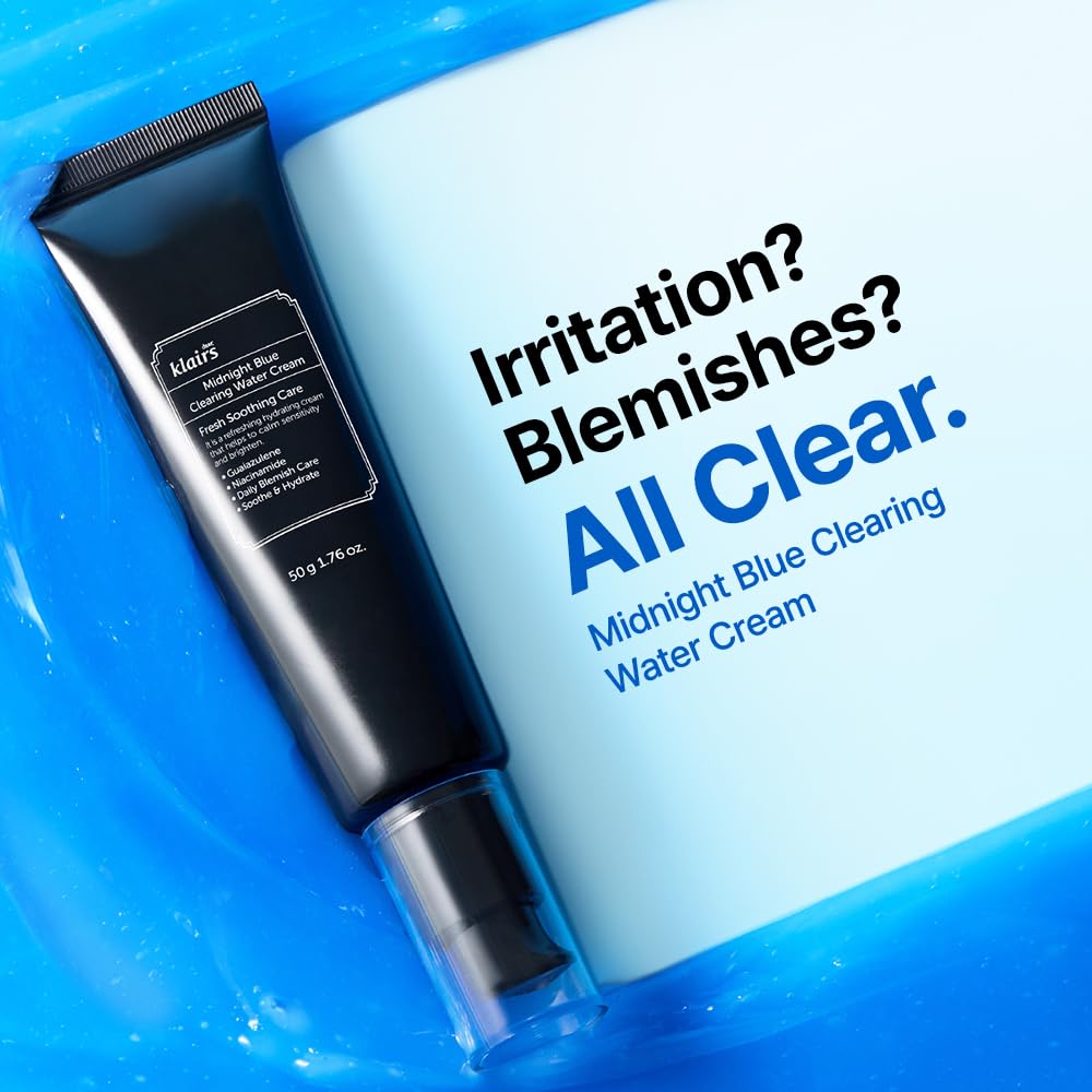 Foto 3 pulgar | Crema En Gel De Agua Dearklairs Midnight Blue Clearing, 50 Ml, Oleosa - Venta Internacional.