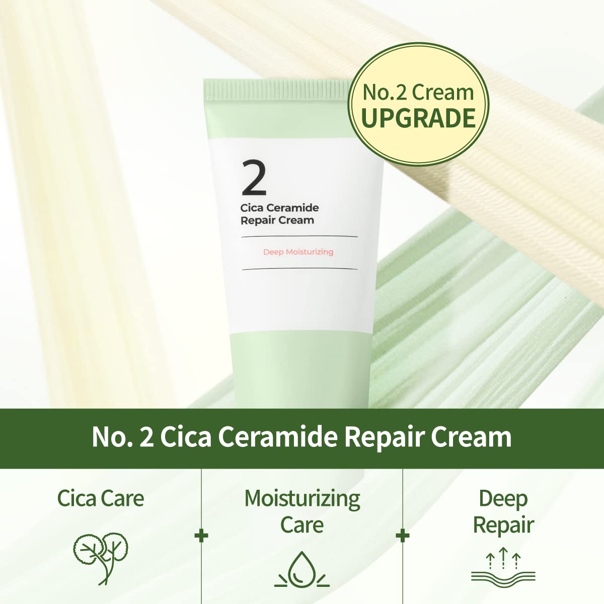 Foto 3 | Crema Hidratante Numbuzin Cica Ceramide Repair No.2 60 Ml - Venta Internacional.