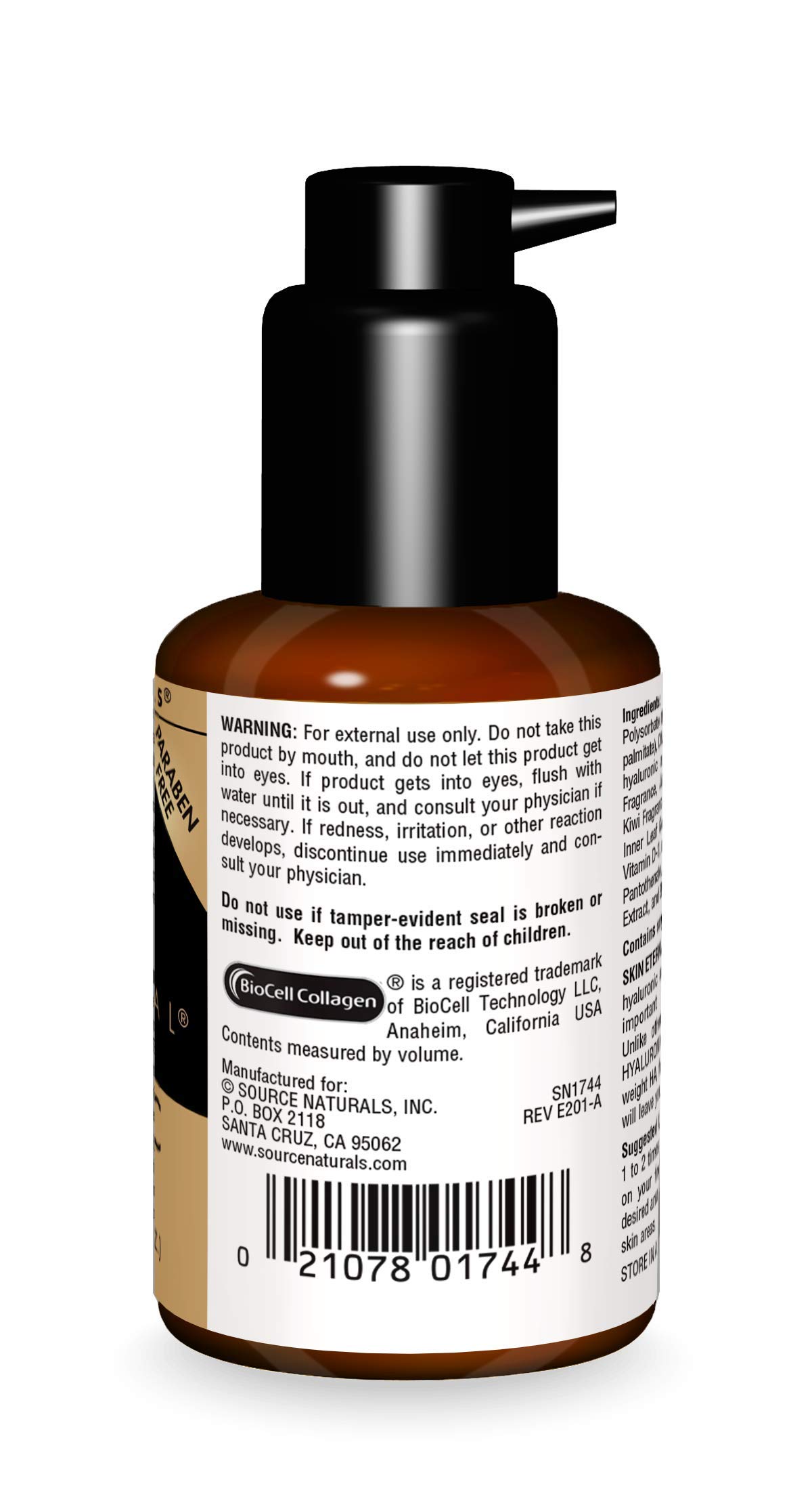 Foto 3 pulgar | Sérum Source Naturals Skin Eternal Hyaluronic 50 Ml - Venta Internacional.
