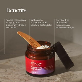 Foto 3 | Crema De Noche Trilogy Replenishing Con Glicablend Y Coq10 60 Ml - Venta Internacional.