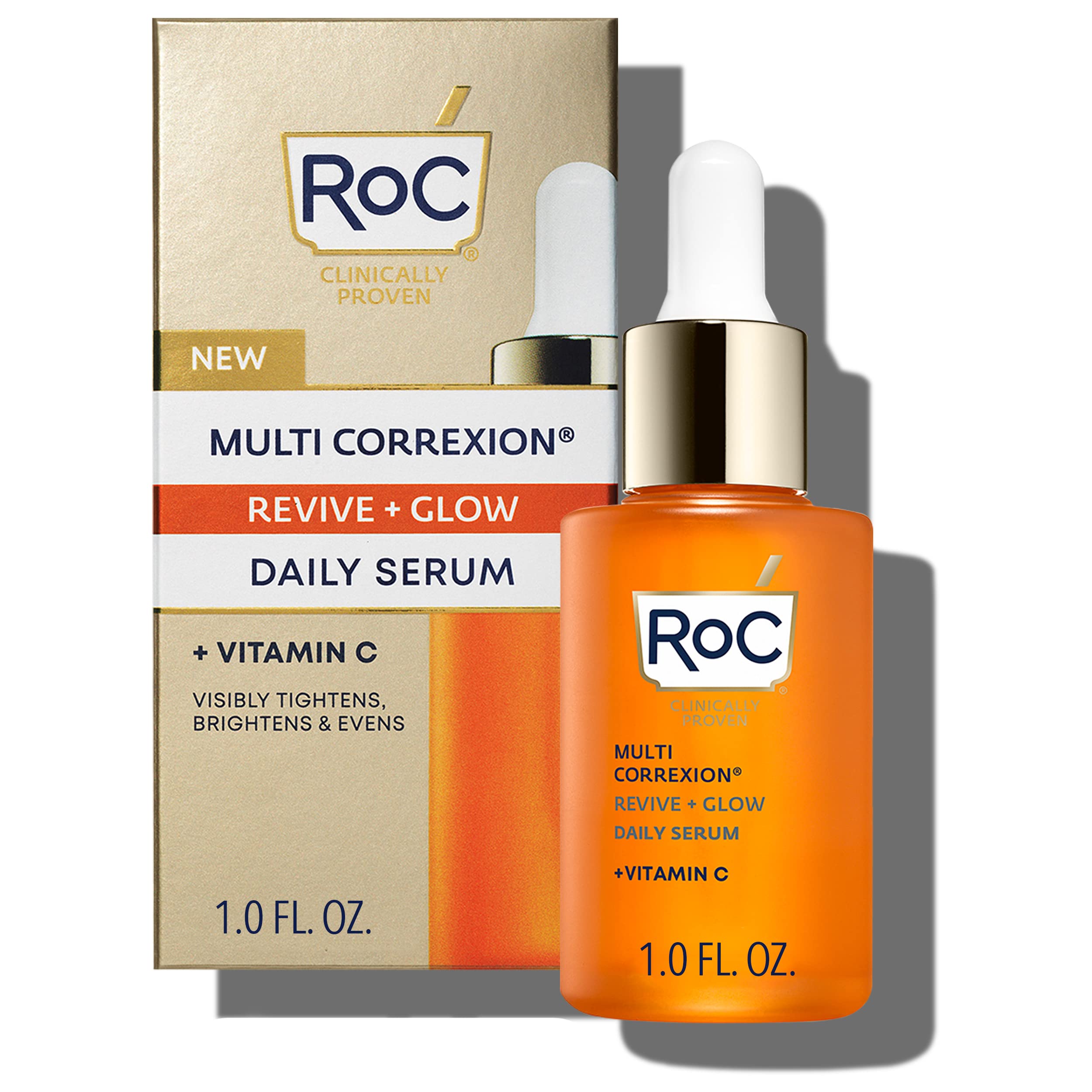 Sérum Facial Roc 10% De Vitamina C Antienvejecimiento Para Manchas Oscuras, 30 Ml - Venta Internacional.