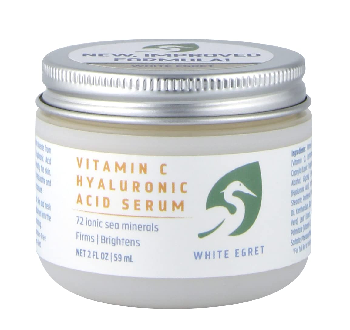 Sérum De Ácido Hialurónico White Egret Radiant Glow Con Vitamina C - Venta Internacional.