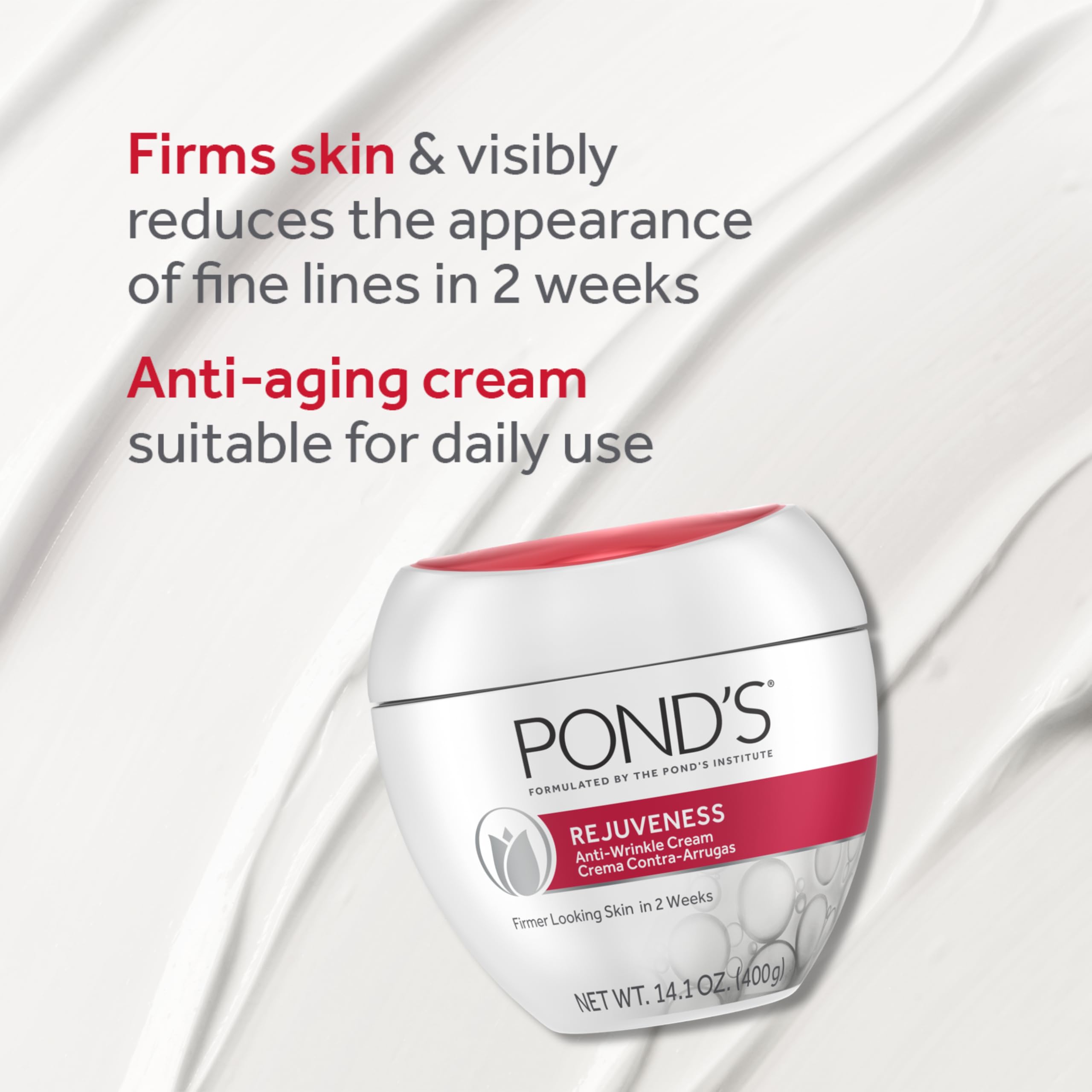 Foto 4 pulgar | Crema Facial Rejuvenecedor Pond's 400 g-Venta Internacional
