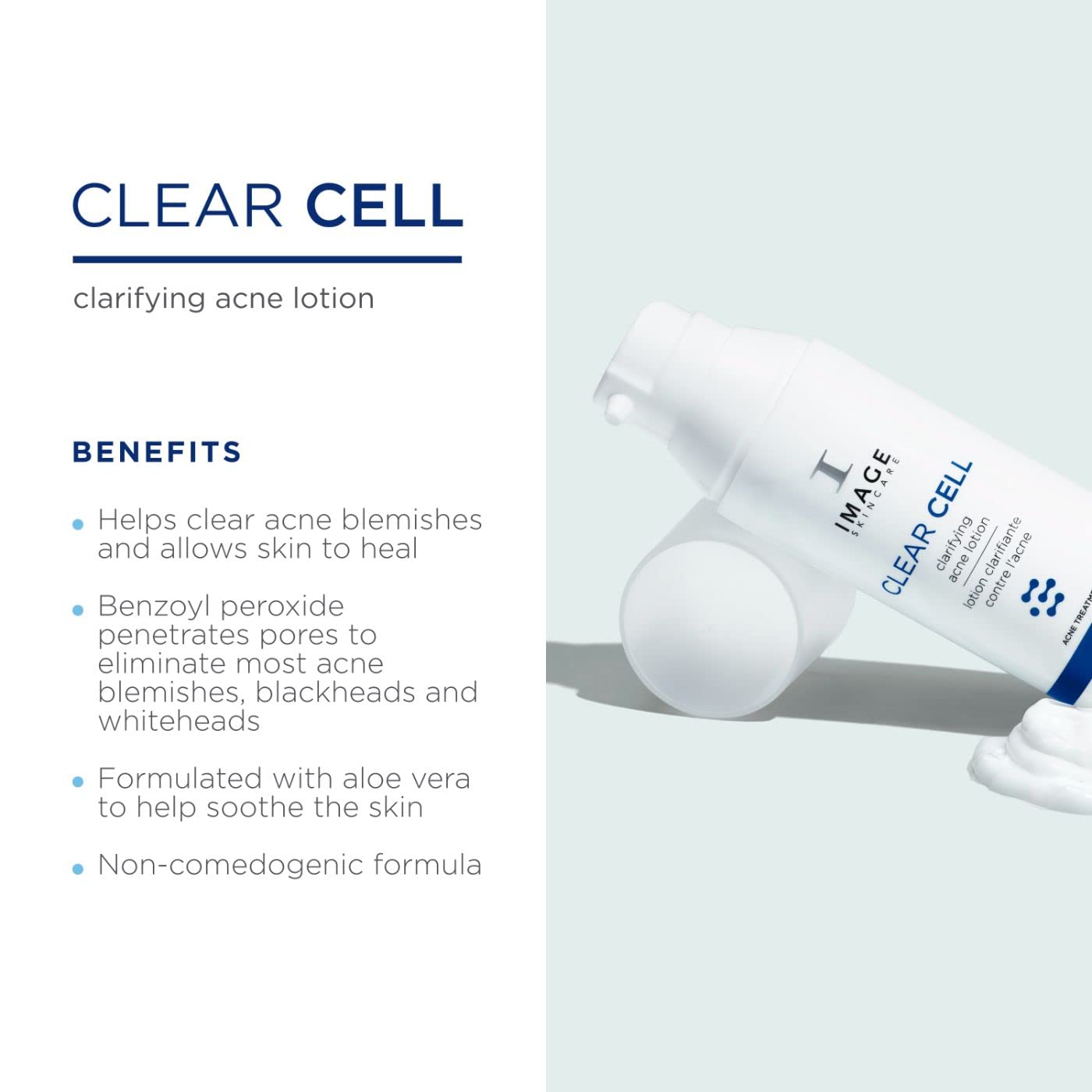 Foto 3 pulgar | Loción Para El Acné Image Skincare Clear Cell 50 Ml Con Benzoilo - Venta Internacional.