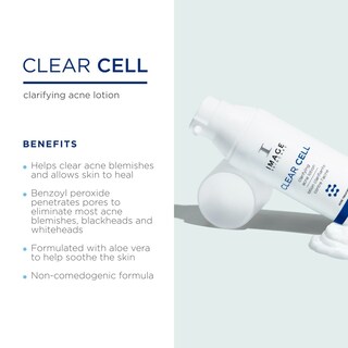 Foto 2 | Loción Para El Acné Image Skincare Clear Cell 50 Ml Con Benzoilo - Venta Internacional.