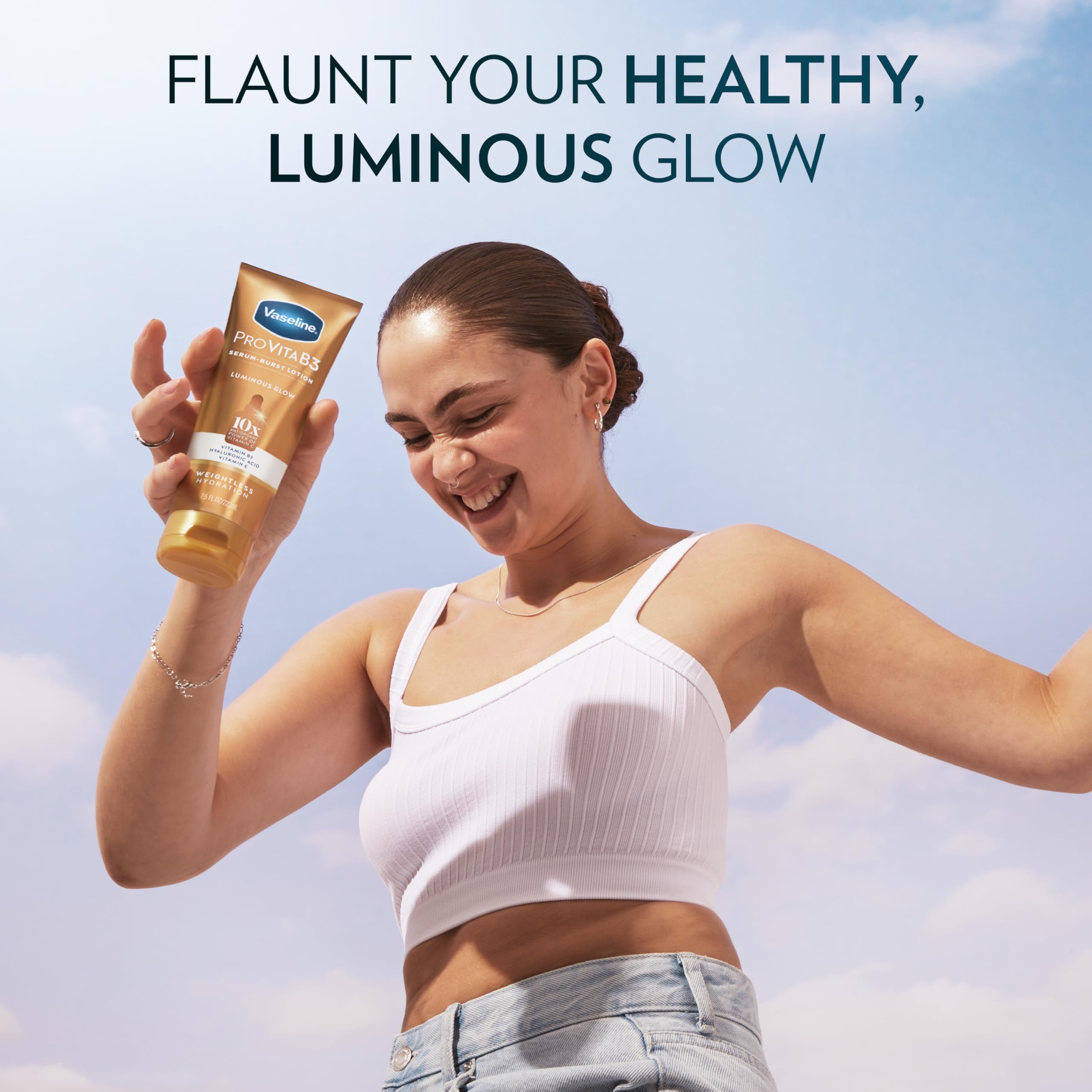 Foto 6 | Sérum Para El Cuidado De La Piel Vaseline Pro Vitab3 Luminous Glow, 220 Ml, Paquete De 2 - Venta Internacional.