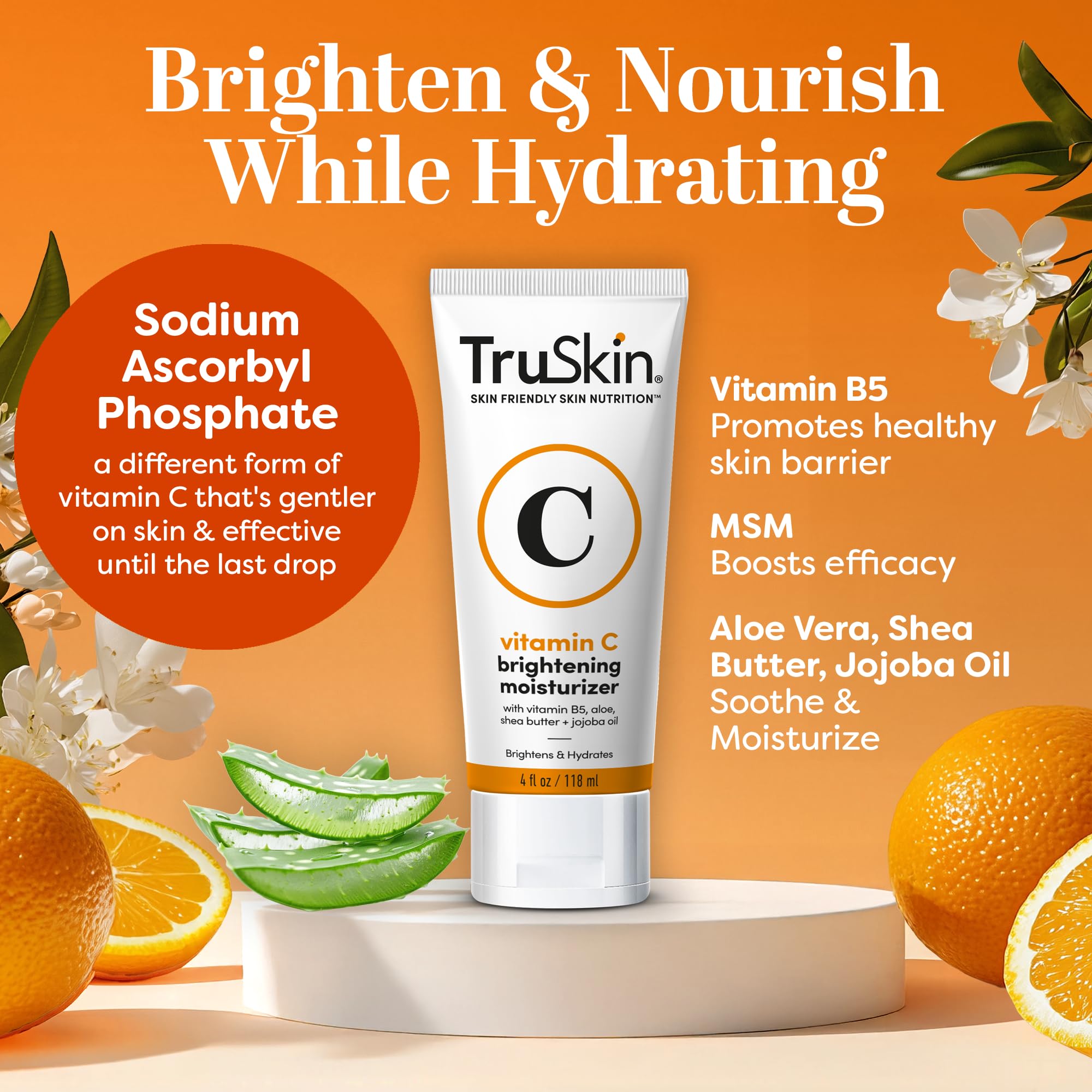 Foto 3 pulgar | Crema Hidratante Facial Truskin Con Vitamina C, Iluminadora Y Antienvejecimiento, 60 Ml - Venta Internacional.