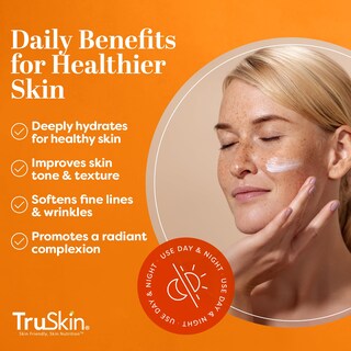 Foto 3 | Crema Hidratante Facial Truskin Con Vitamina C, Iluminadora Y Antienvejecimiento, 60 Ml - Venta Internacional.