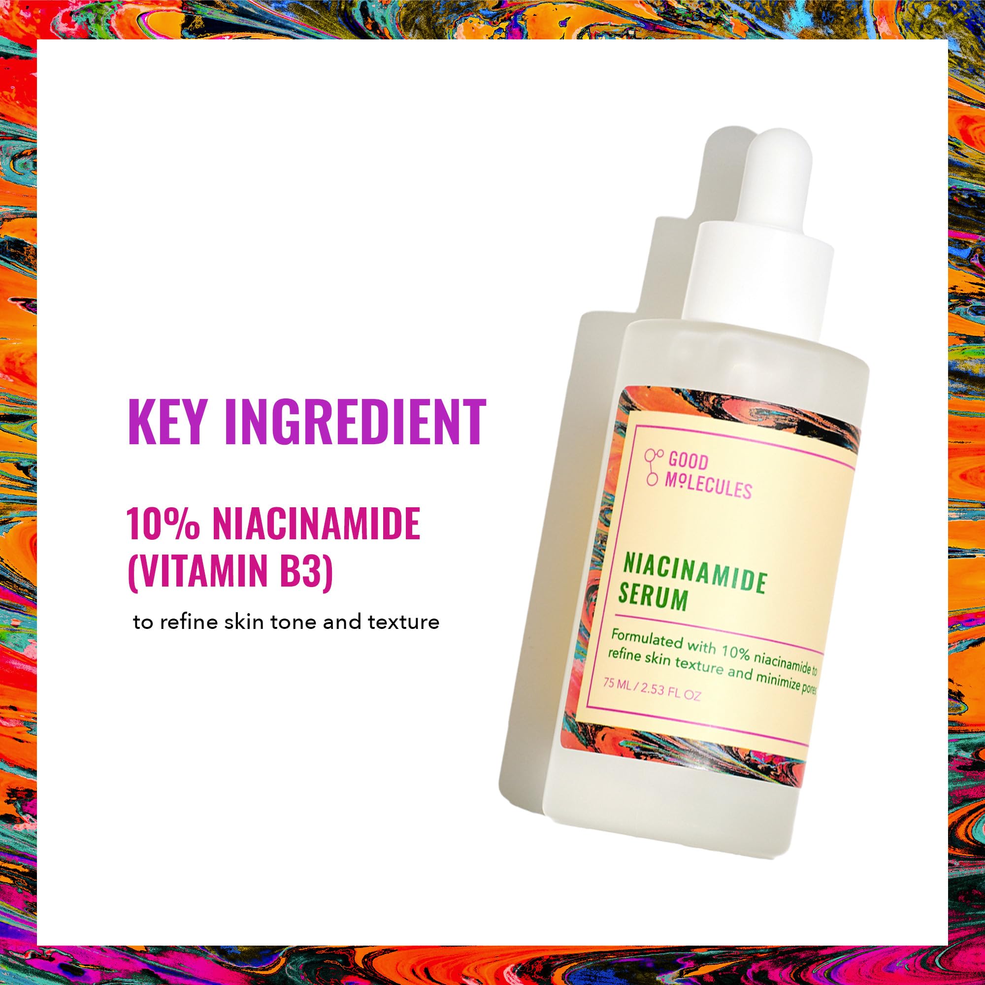 Foto 4 pulgar | Sérum Good Molecules Niacinamida 10% B3 75 Ml Para Rostro - Venta Internacional.