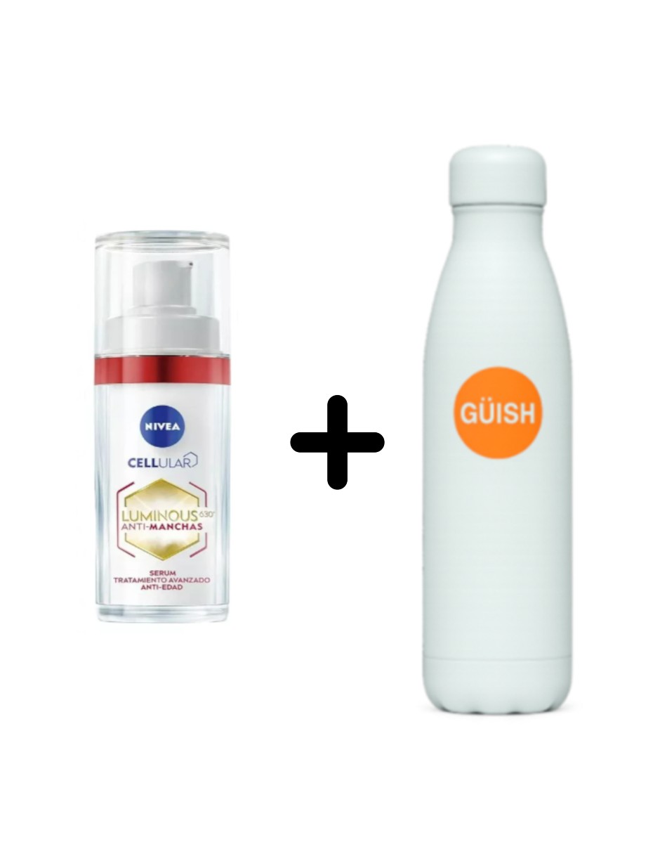 Foto 2 pulgar | Sérum Facial Anti-edad Nivea Luminous + Termo Güish Gratis