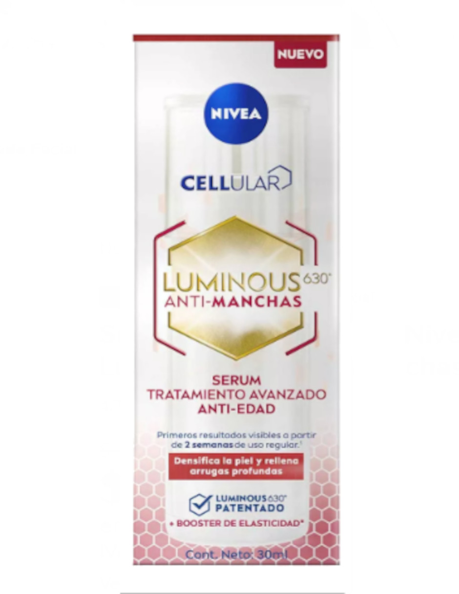 Foto 5 pulgar | Sérum Facial Anti-edad Nivea Luminous + Termo Güish Gratis