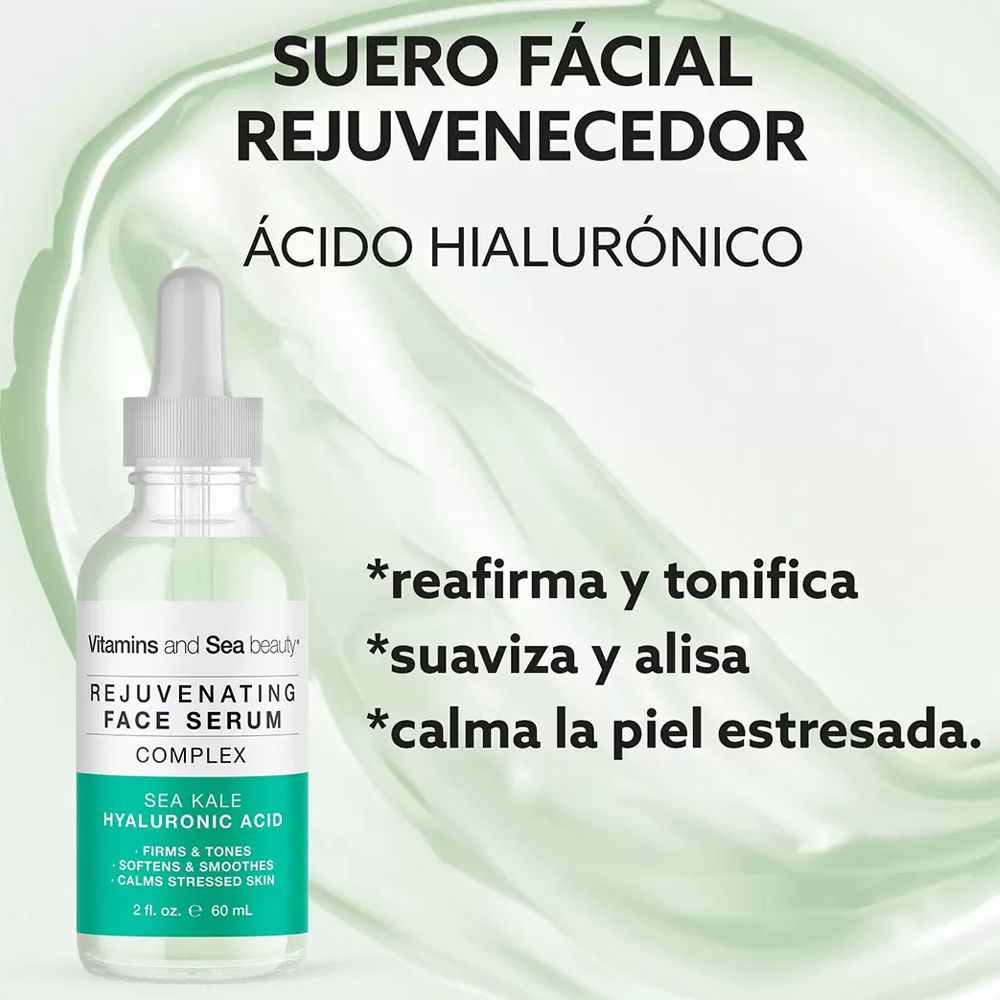 Foto 6 pulgar | Suero Facial Rejuvenecedor Vitamins And Sea Beauty 2pz