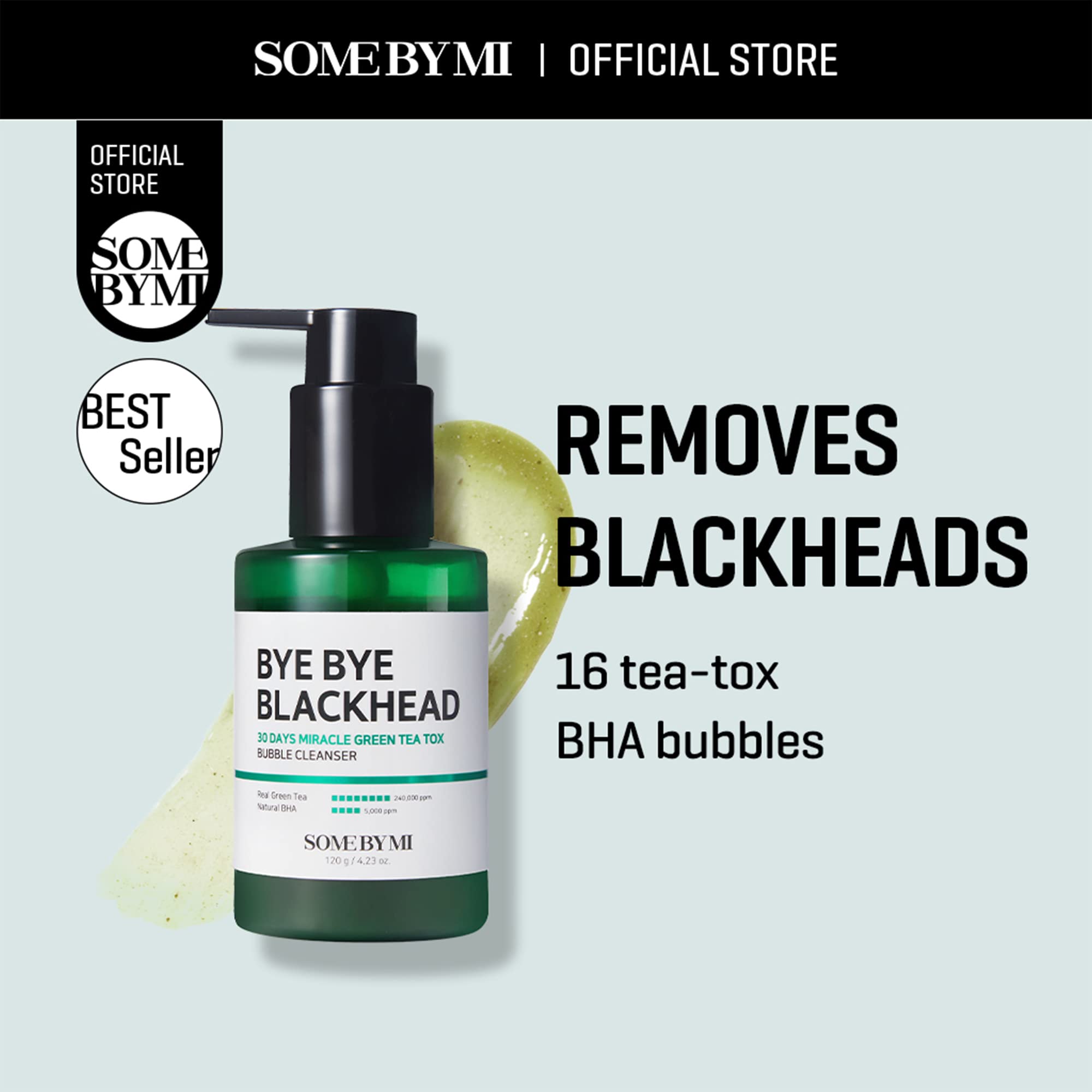 Foto 3 pulgar | Limpiador Some By Mi Bye Blackhead 30 Days Miracle 120 Ml - Venta Internacional.