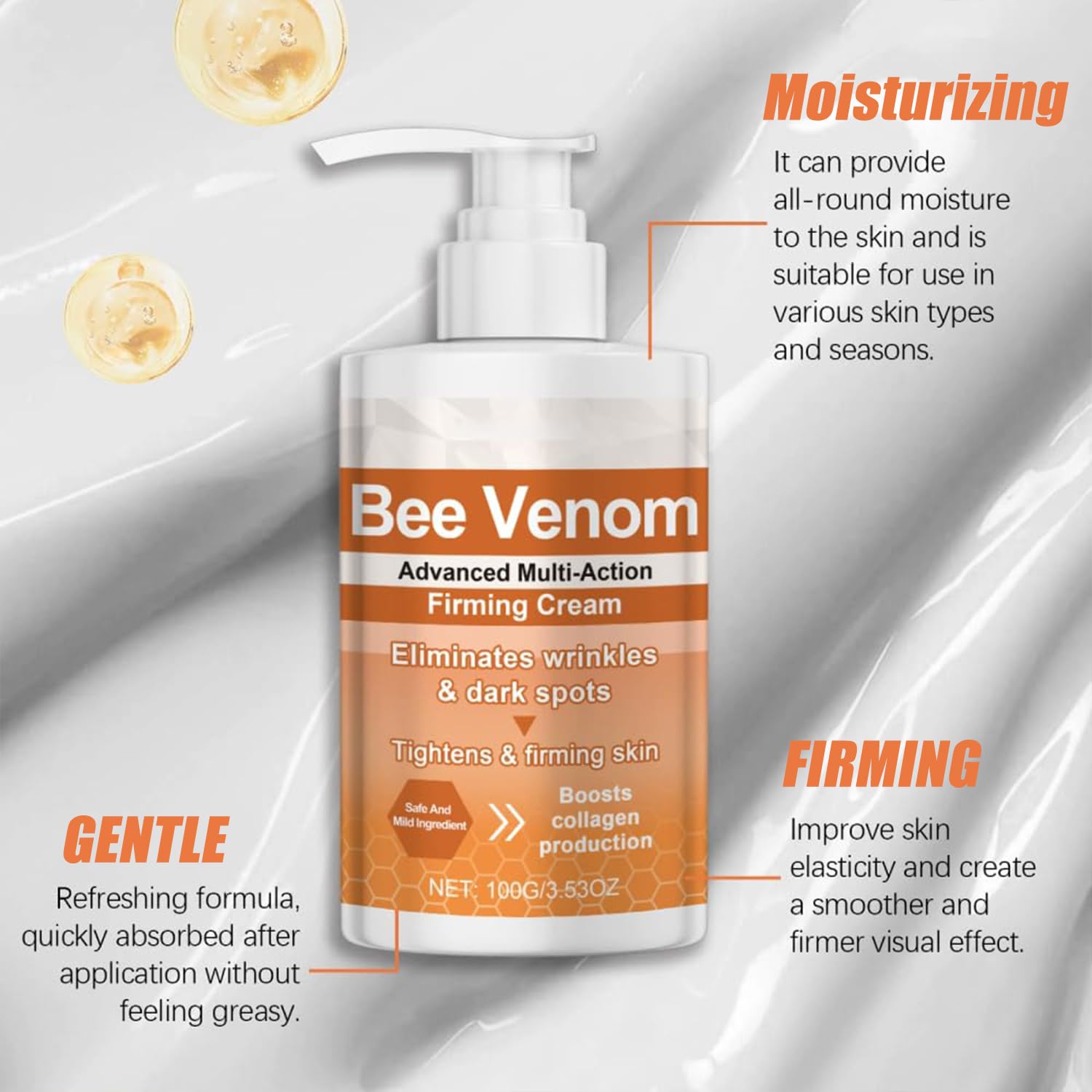 Foto 3 | Crema Reafirmante Apisderm Botoxbee Advanced Multi-action 100 G - Venta Internacional.