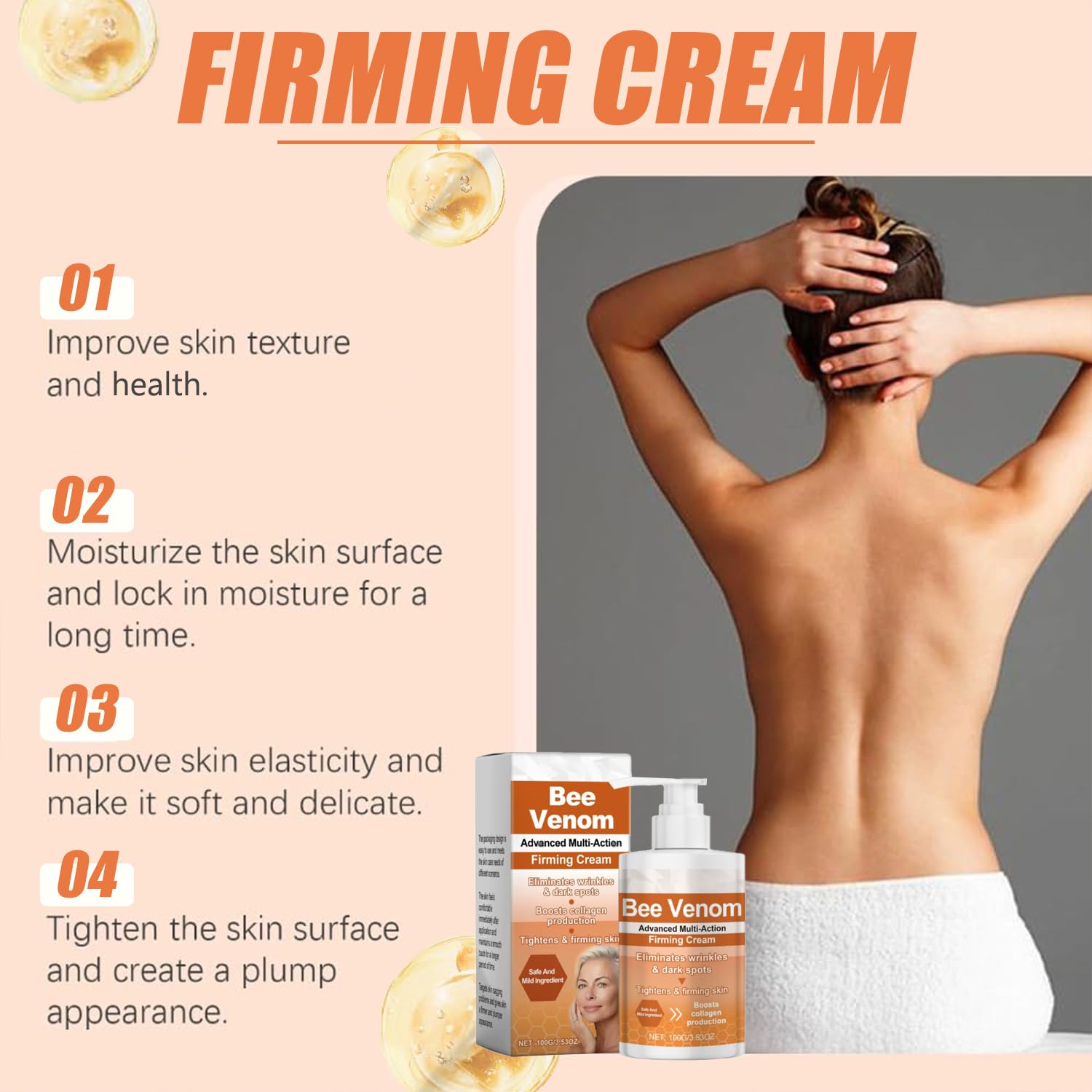 Foto 5 pulgar | Crema Reafirmante Apisderm Botoxbee Advanced Multi-action 100 G - Venta Internacional.