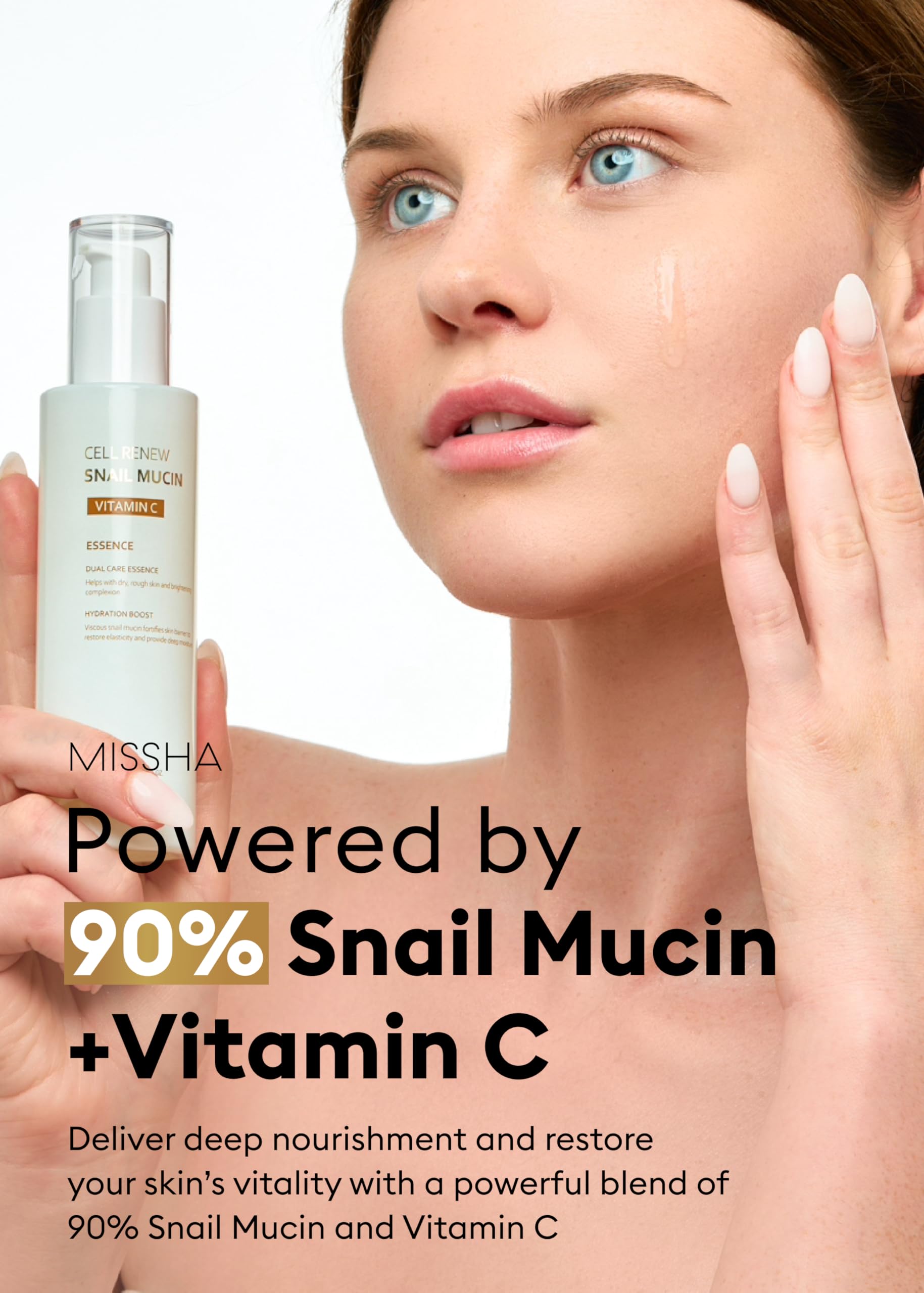 Foto 3 pulgar | Sérum Missha Cell Renew Snail Mucin Vitamina C, 100 Ml - Venta Internacional.