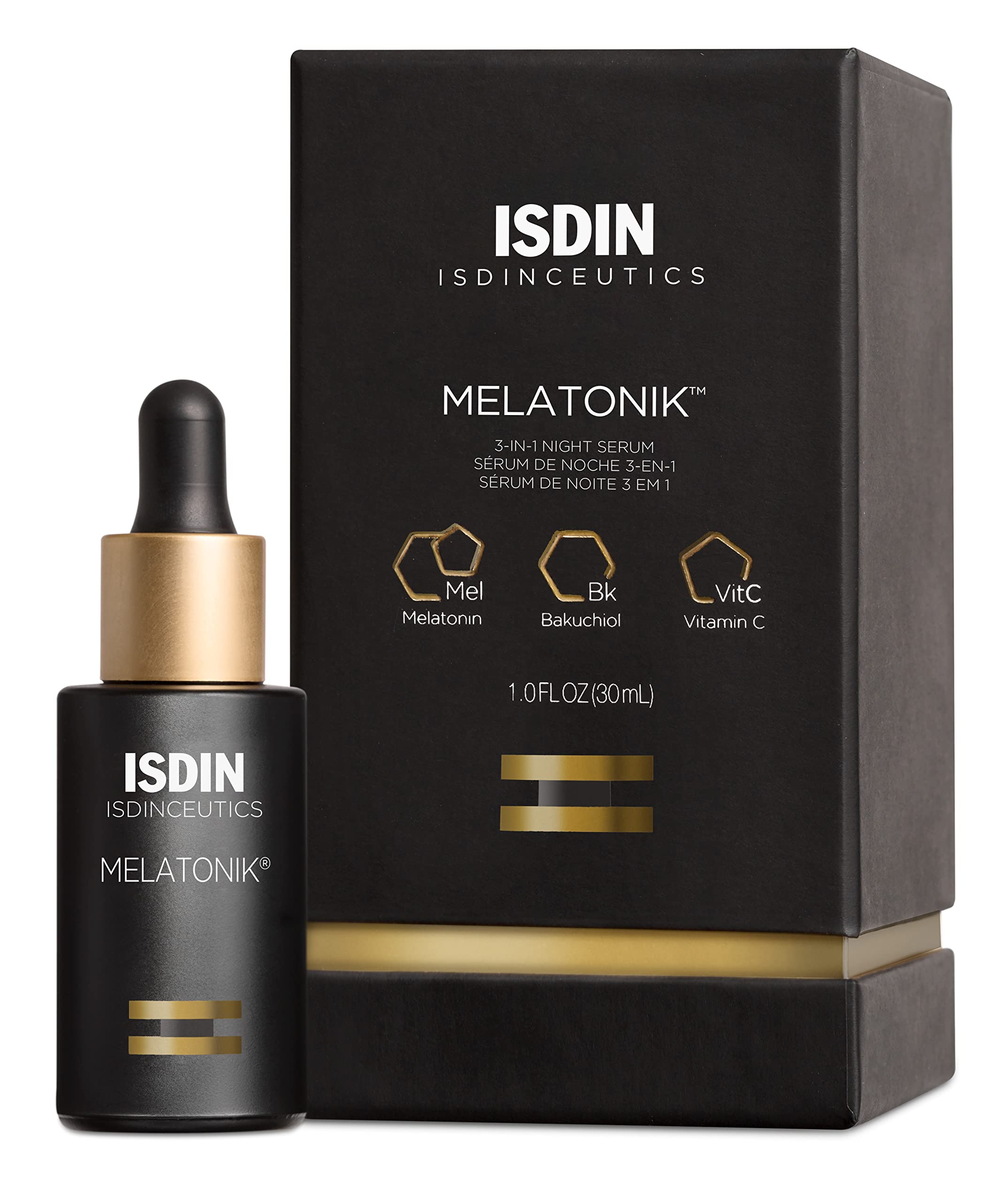 Foto 2 pulgar | Sérum Nocturno Isdin Melatonik Con Melatonina, Bakuchiol Y Vitamina C - Venta Internacional.