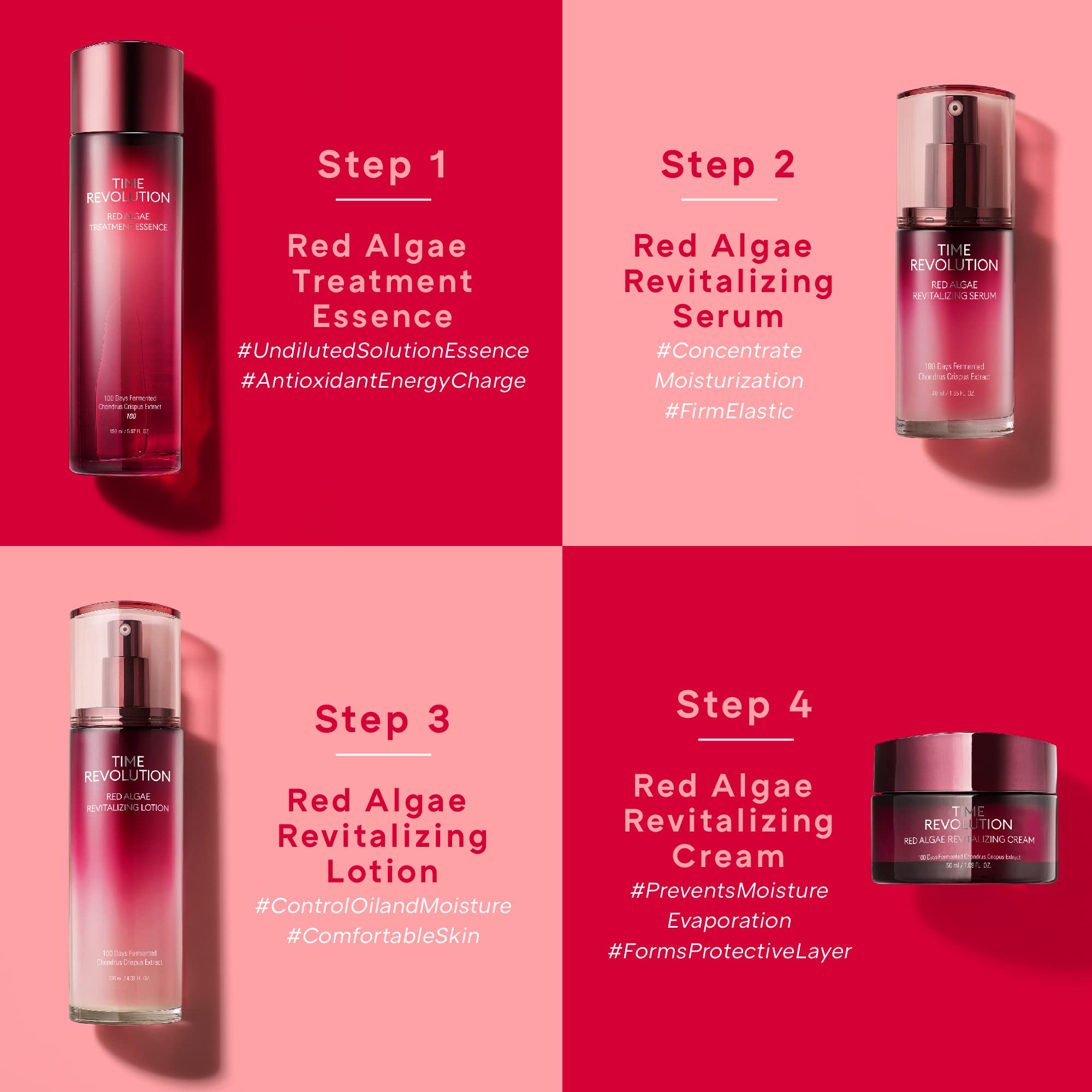 Foto 6 pulgar | Serum Essence Missha Time Revolution Algas Rojas 150 Ml - Venta Internacional.