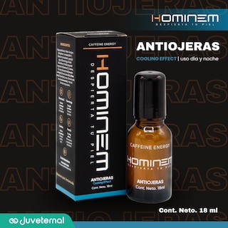 Foto 2 | Hominem Antiojeras Cooling Effect Hombre, Contorno De Ojos Roll-on, 18 Ml