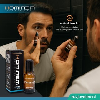 Foto 3 | Hominem Antiojeras Cooling Effect Hombre, Contorno De Ojos Roll-on, 18 Ml