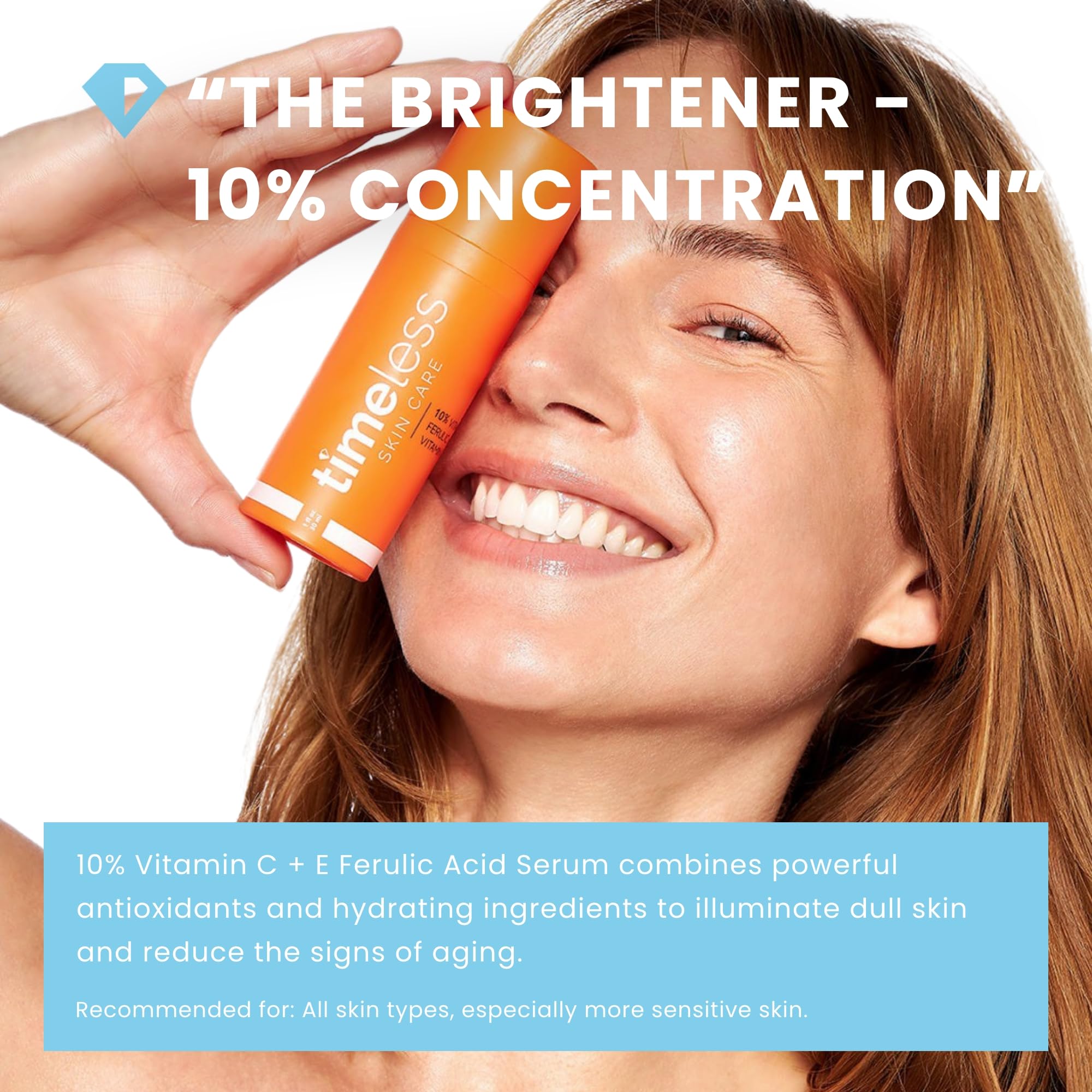 Foto 3 pulgar | Sérum Timeless Skin Care Con Vitamina C 10% Con Vitamina E Y Ácido Ferúlico - Venta Internacional.