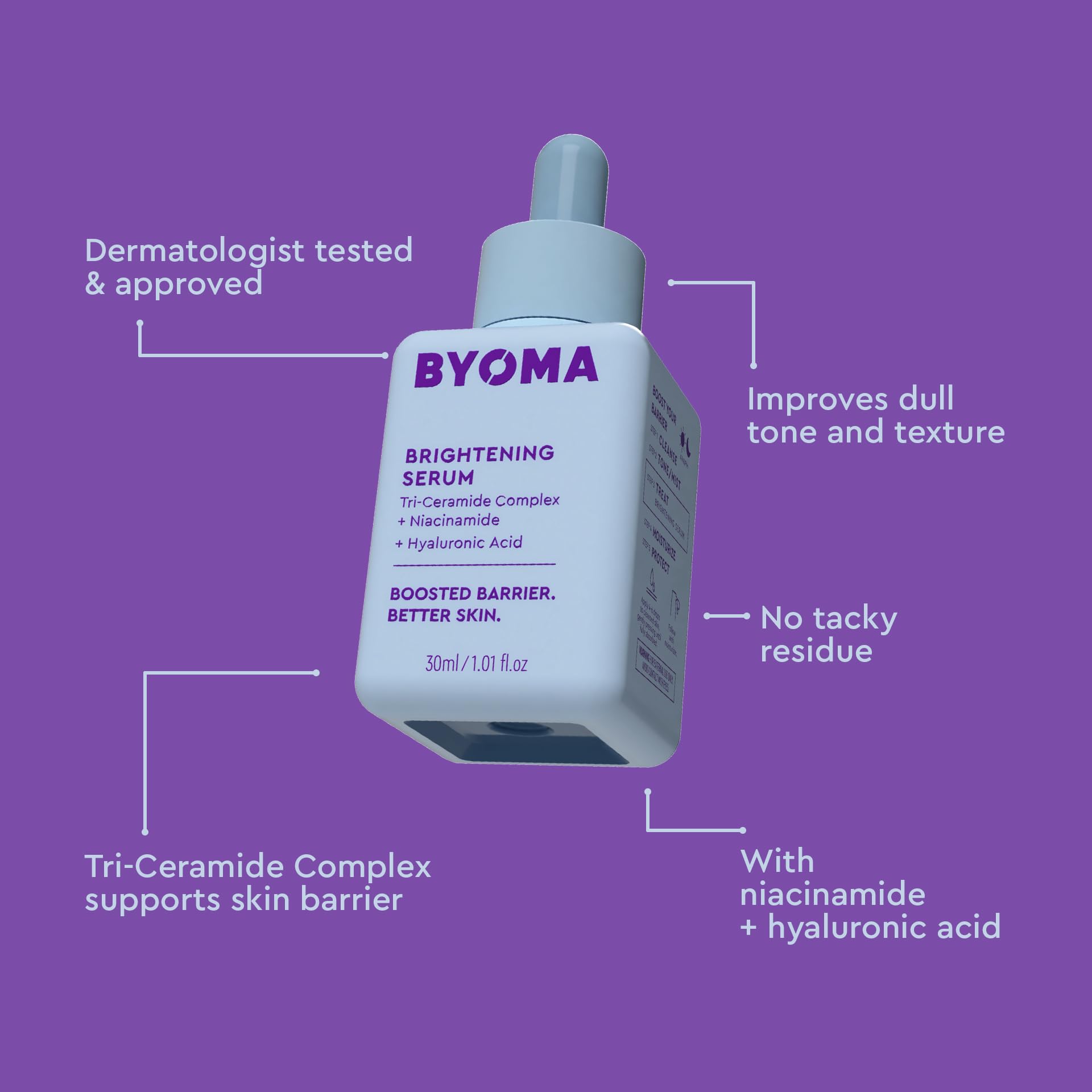 Foto 5 pulgar | Sérum Byoma Iluminador E Hidratante Con Ácido Hialurónico 30 Ml - Venta Internacional.