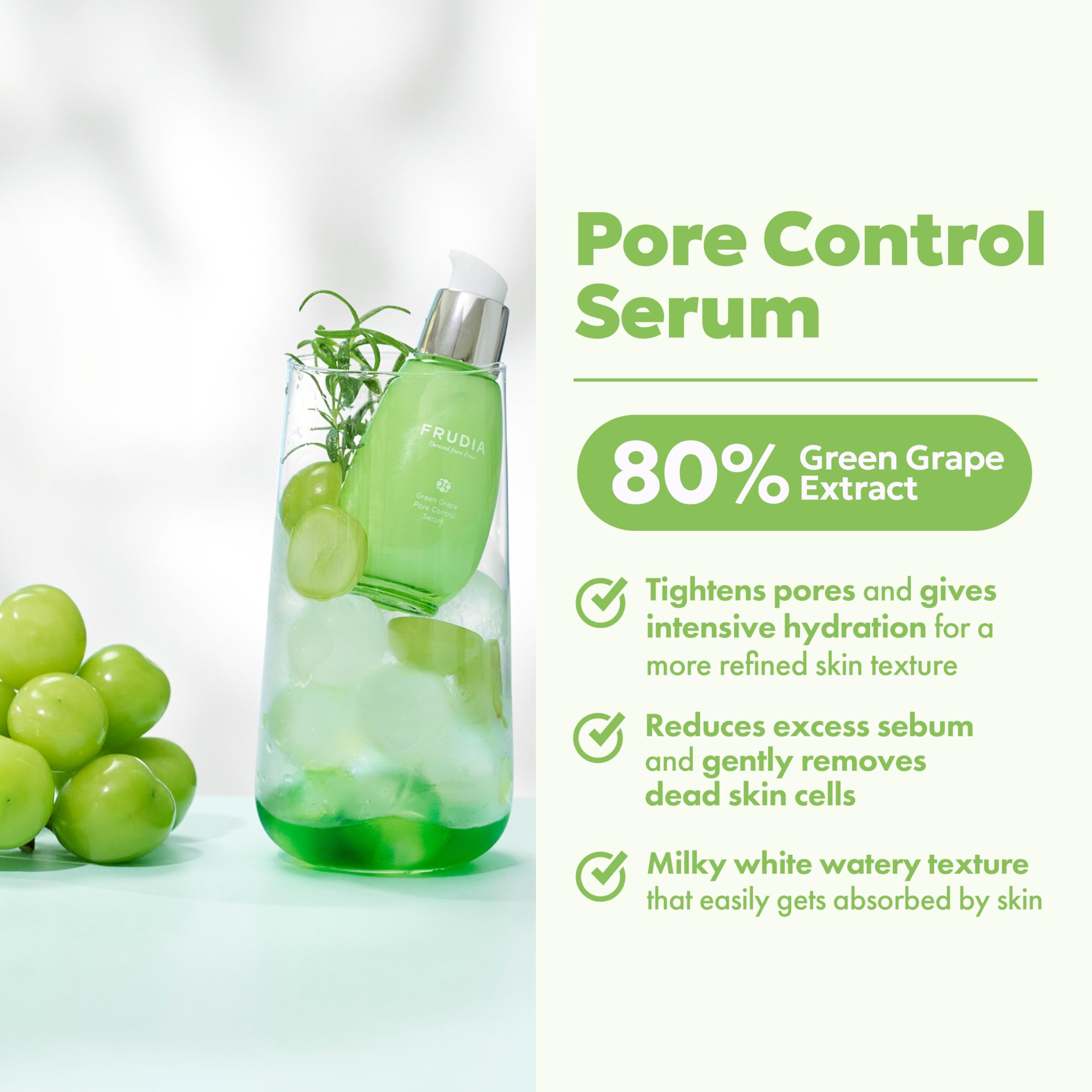 Foto 2 | Sérum Frudia Green Grape Pore Control De 50 Ml Con Extracto De Gg - Venta Internacional.