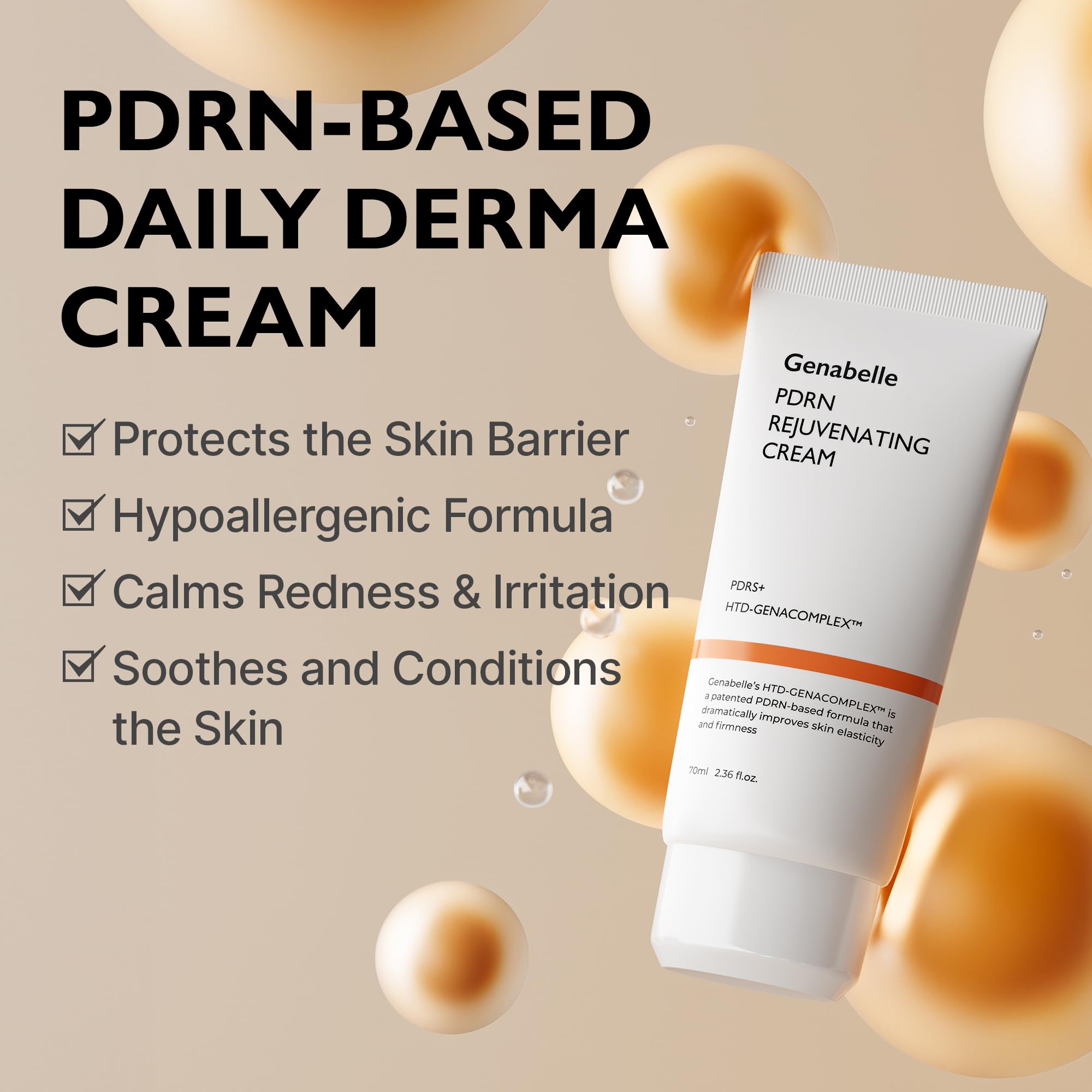 Foto 4 pulgar | Crema Facial Genabelle Pdrn Rejuvenecedora Con Ácido Hialurónico - Venta Internacional.