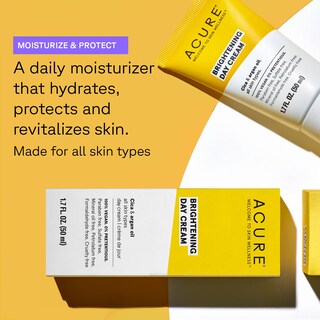 Foto 2 | Crema De Día Acure Brightening Radiant Skin Con Cica Y Argán, 50 Ml - Venta Internacional.