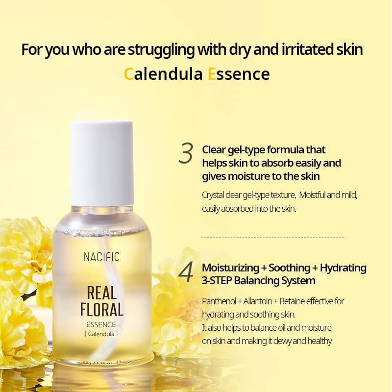 Foto 6 pulgar | Caléndula Floral Real De Essence Nacific, 50 Ml, Con Ácido Hialurónico - Venta Internacional.