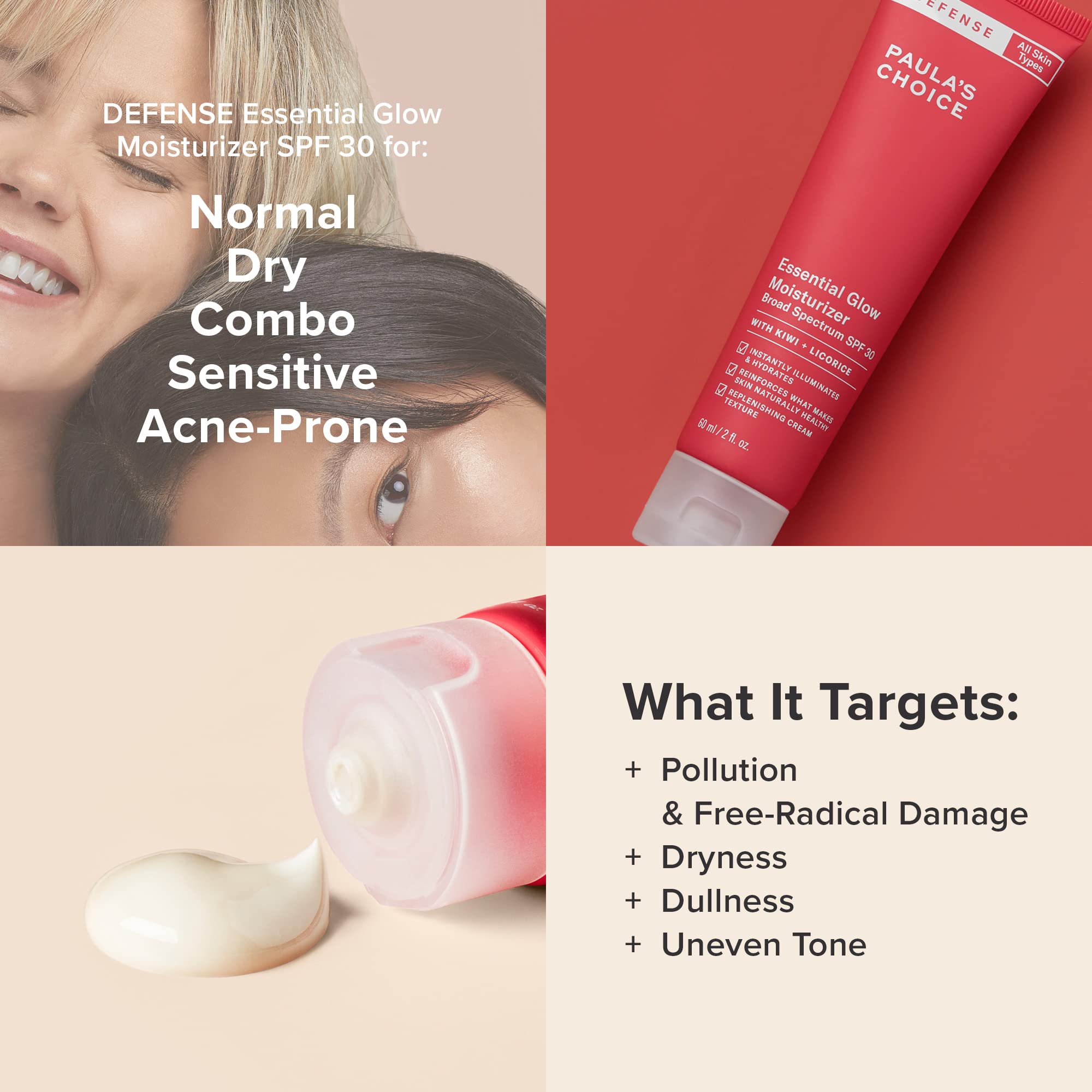 Foto 5 pulgar | Crema Hidratante Paula's Choice Defense Essential Glow Spf30 60 Ml - Venta Internacional.