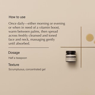 Foto 2 | Gel Equilibrante Facial Aesop B Triple C, Ligeramente Hidratante, 60 Ml - Venta Internacional.