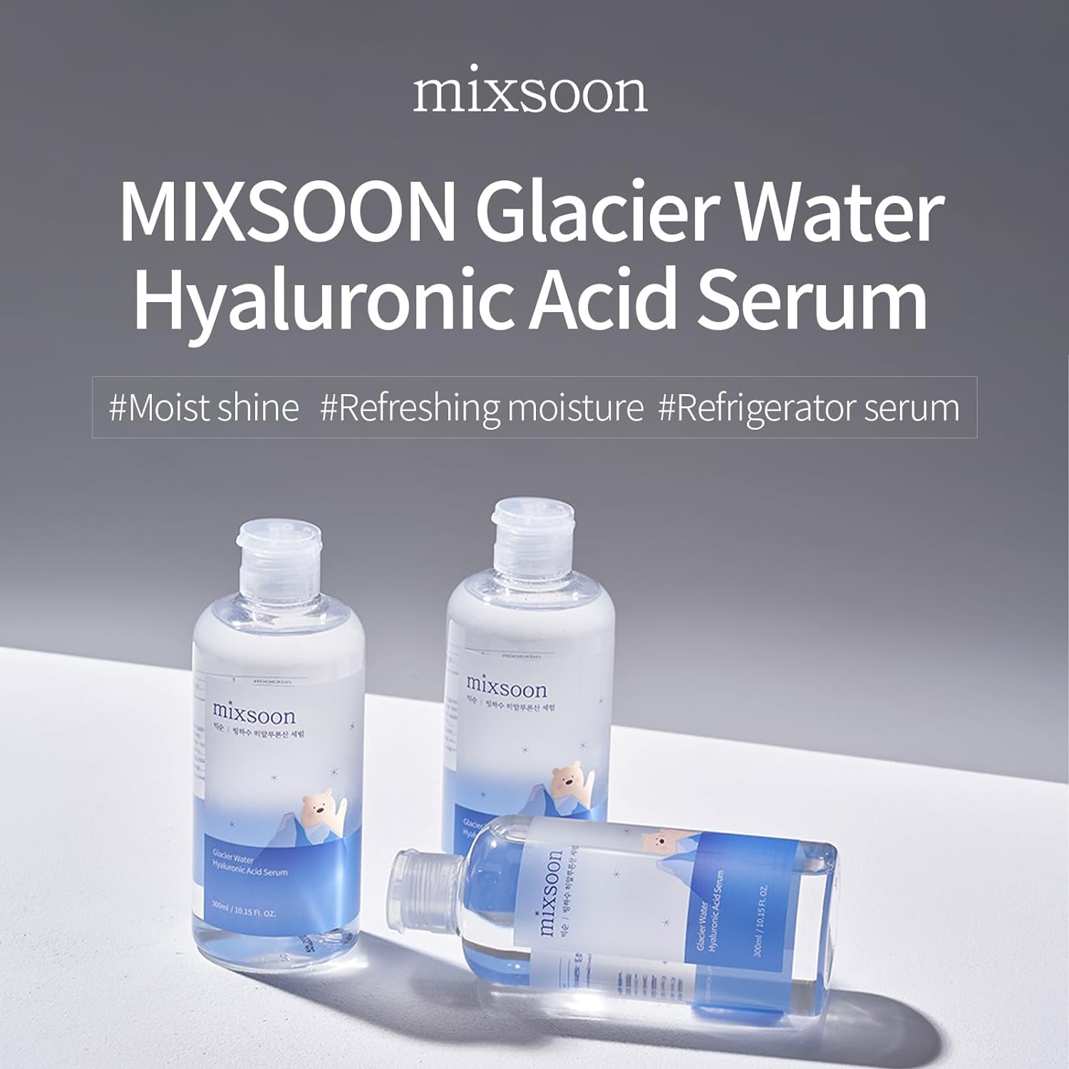 Foto 7 pulgar | Mezcla De Sérum Glacier Water Con Ácido Hialurónico, 300 Ml, Tamaño Grande - Venta Internacional.