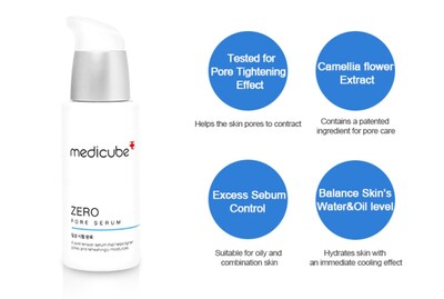 Foto 3 | Sérum Hidratante Medicube Zero Pore De 27 Ml Con Aloe Vera Y Vitamina E - Venta Internacional.