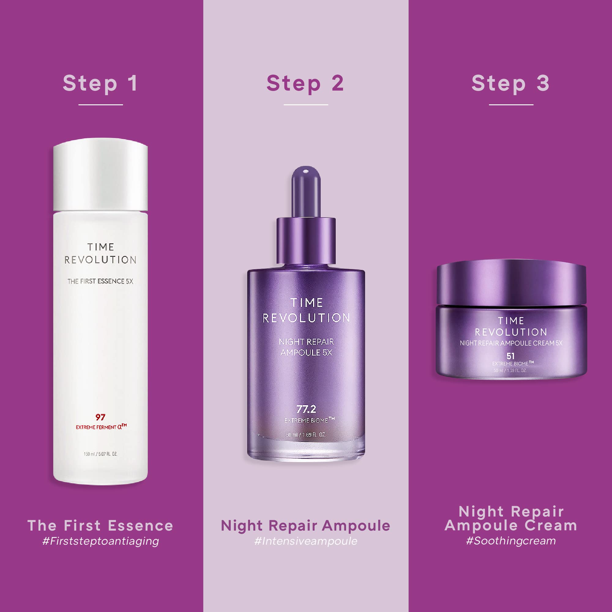 Foto 7 | Ampolla De Suero Missha Time Revolution Night Repair, 50 Ml, 5ª Generación - Venta Internacional.