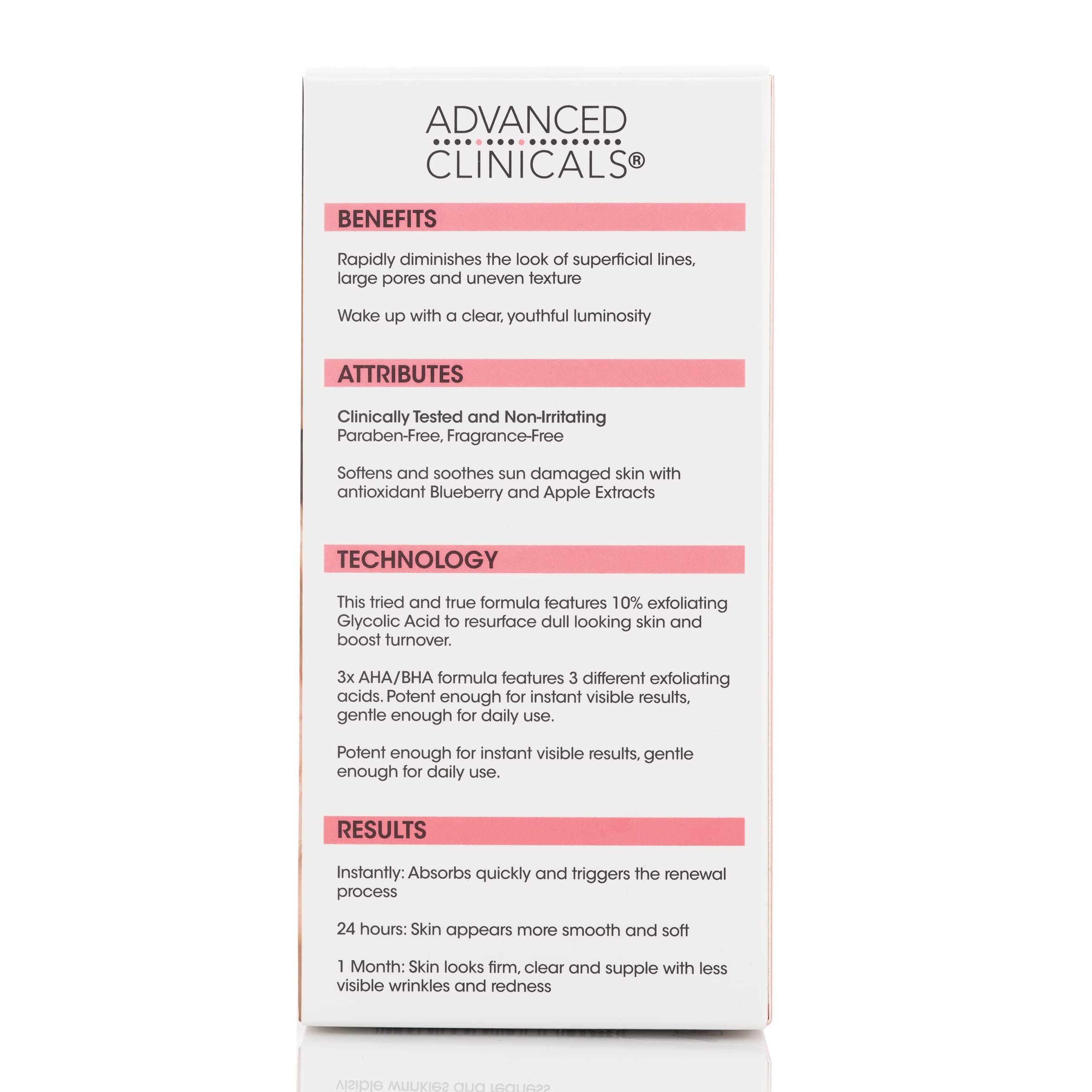 Foto 8 pulgar | Serum Advanced Clinicals 10% De Ácido Glicólico, 50 Ml, Para Rostro - Venta Internacional.