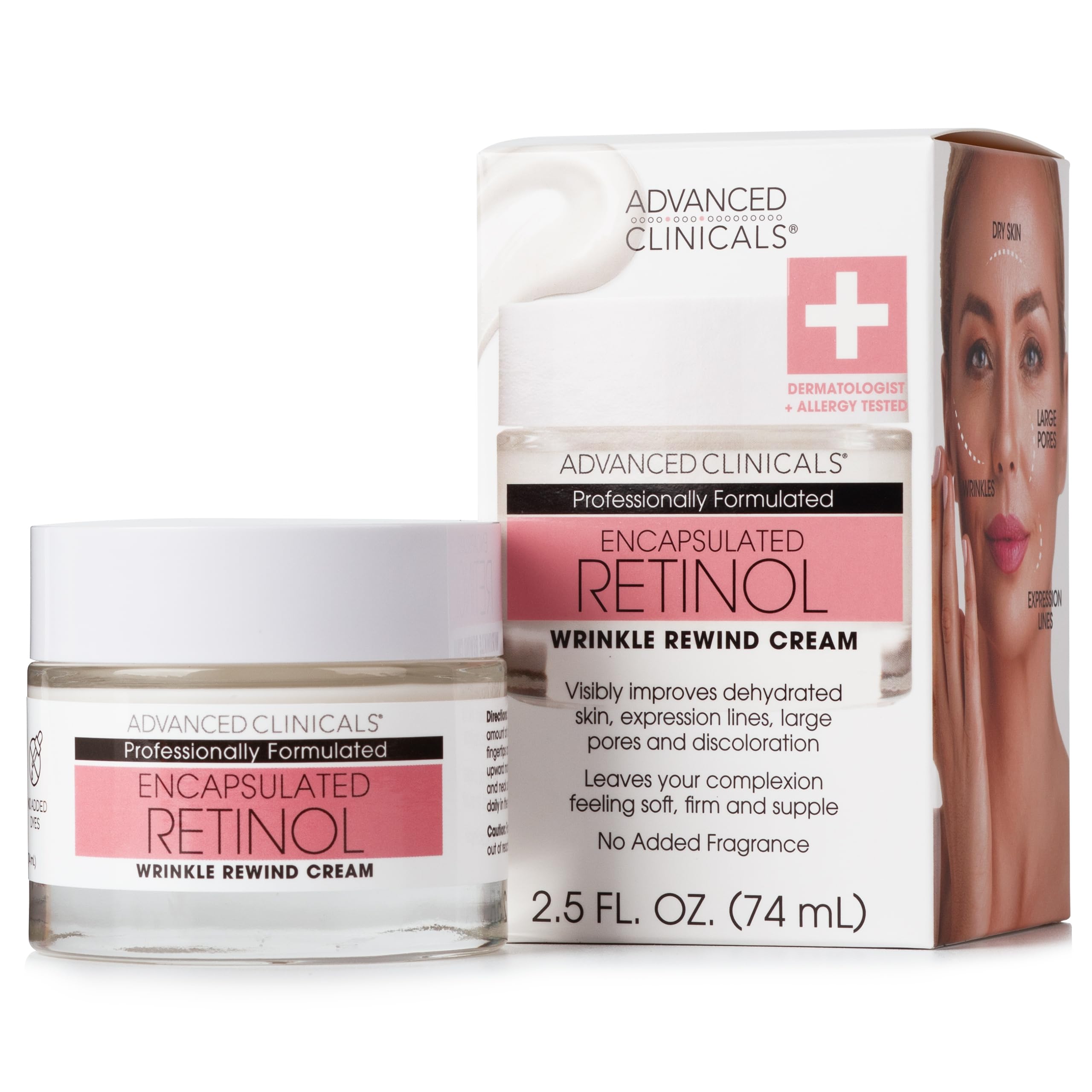 Foto 1 | Crema Facial Hidratante Advanced Clinicals Con Retinol Encapsulado - Venta Internacional.