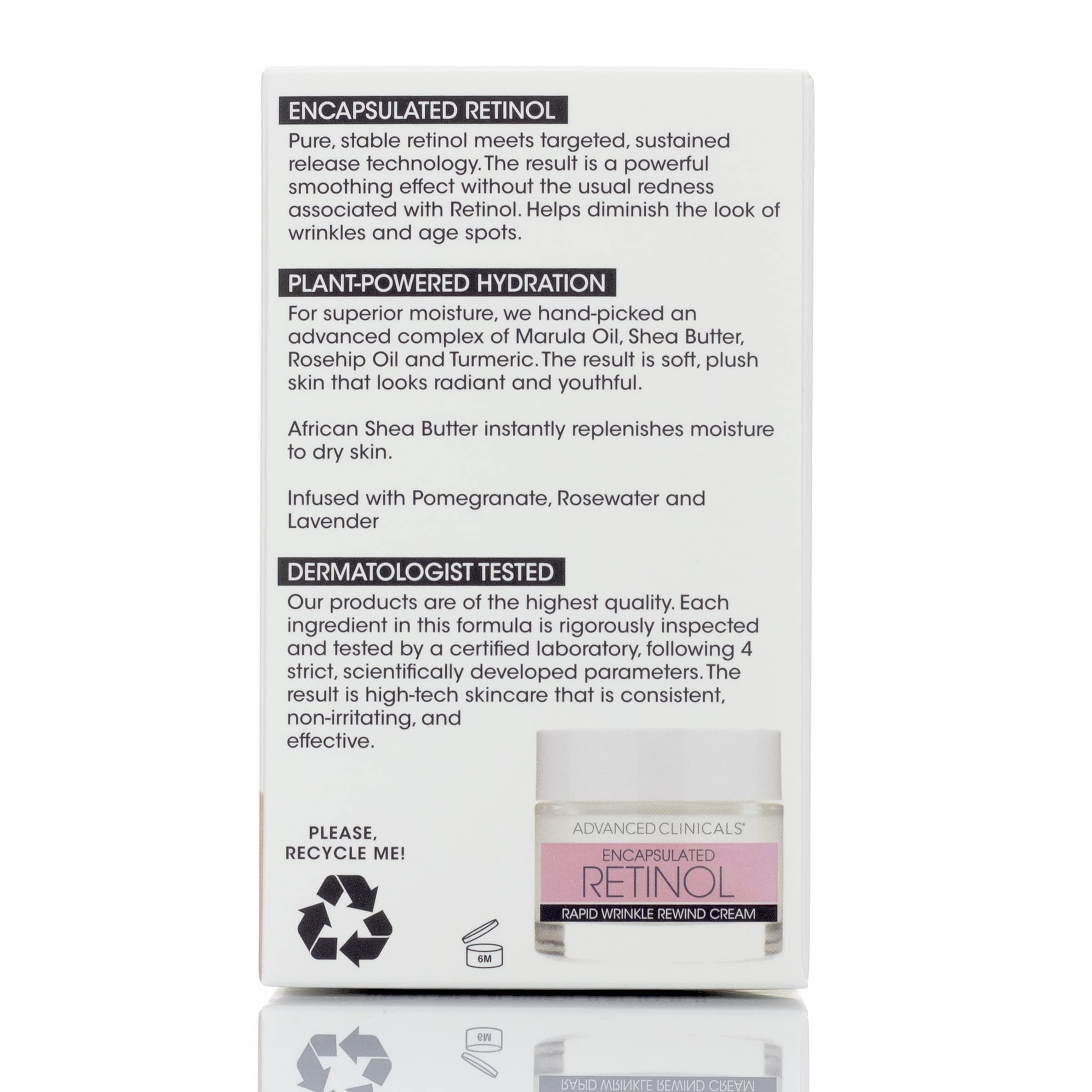 Foto 7 | Crema Facial Hidratante Advanced Clinicals Con Retinol Encapsulado - Venta Internacional.