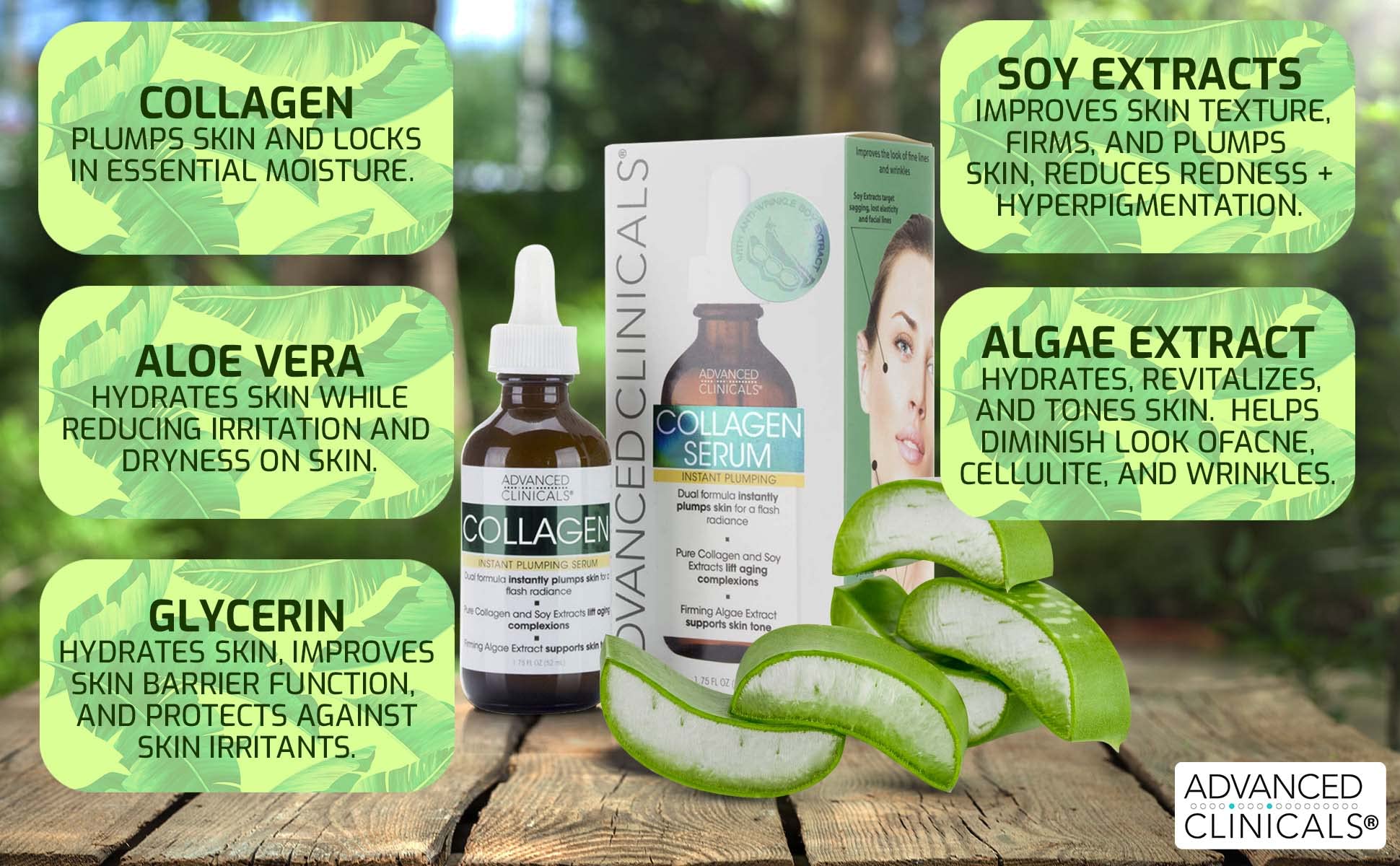 Foto 3 pulgar | Sérum Facial Advanced Clinicals Colágeno 50 Ml Que Rellena E Hidrata - Venta Internacional.