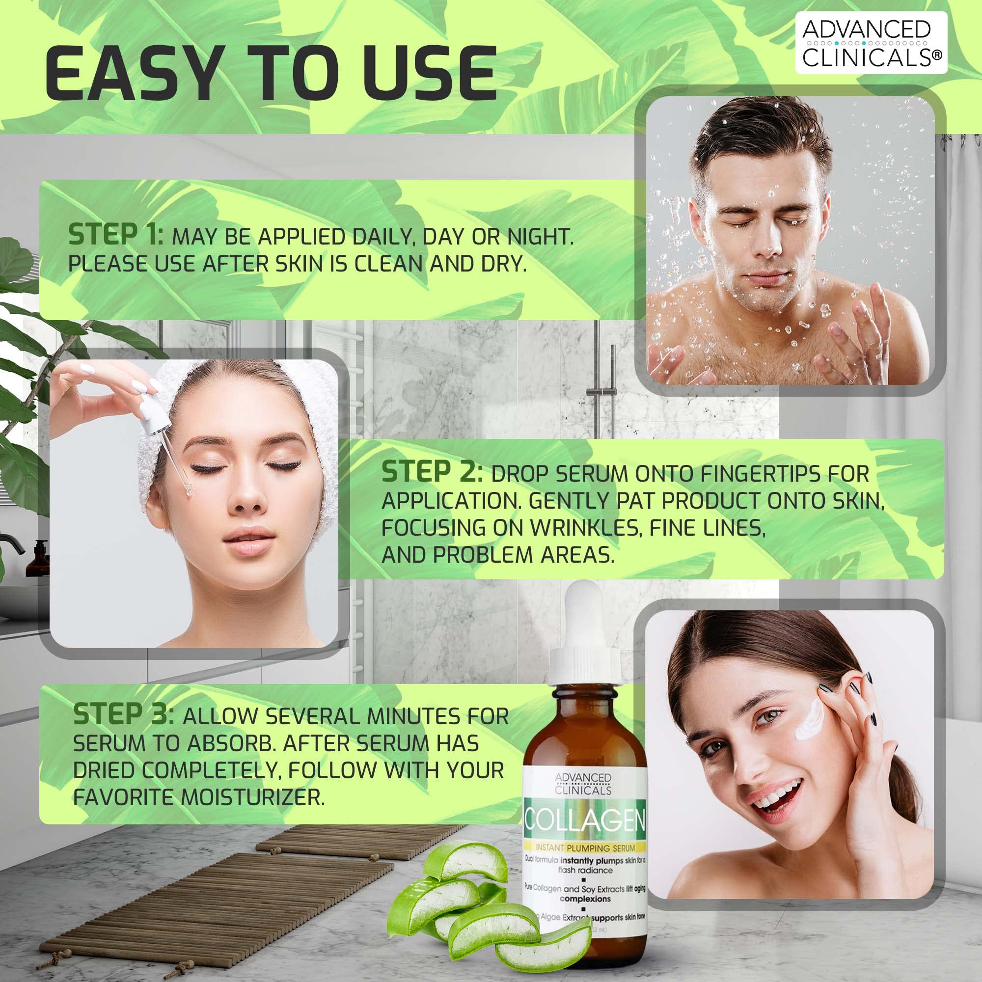 Foto 6 pulgar | Sérum Facial Advanced Clinicals Colágeno 50 Ml Que Rellena E Hidrata - Venta Internacional.