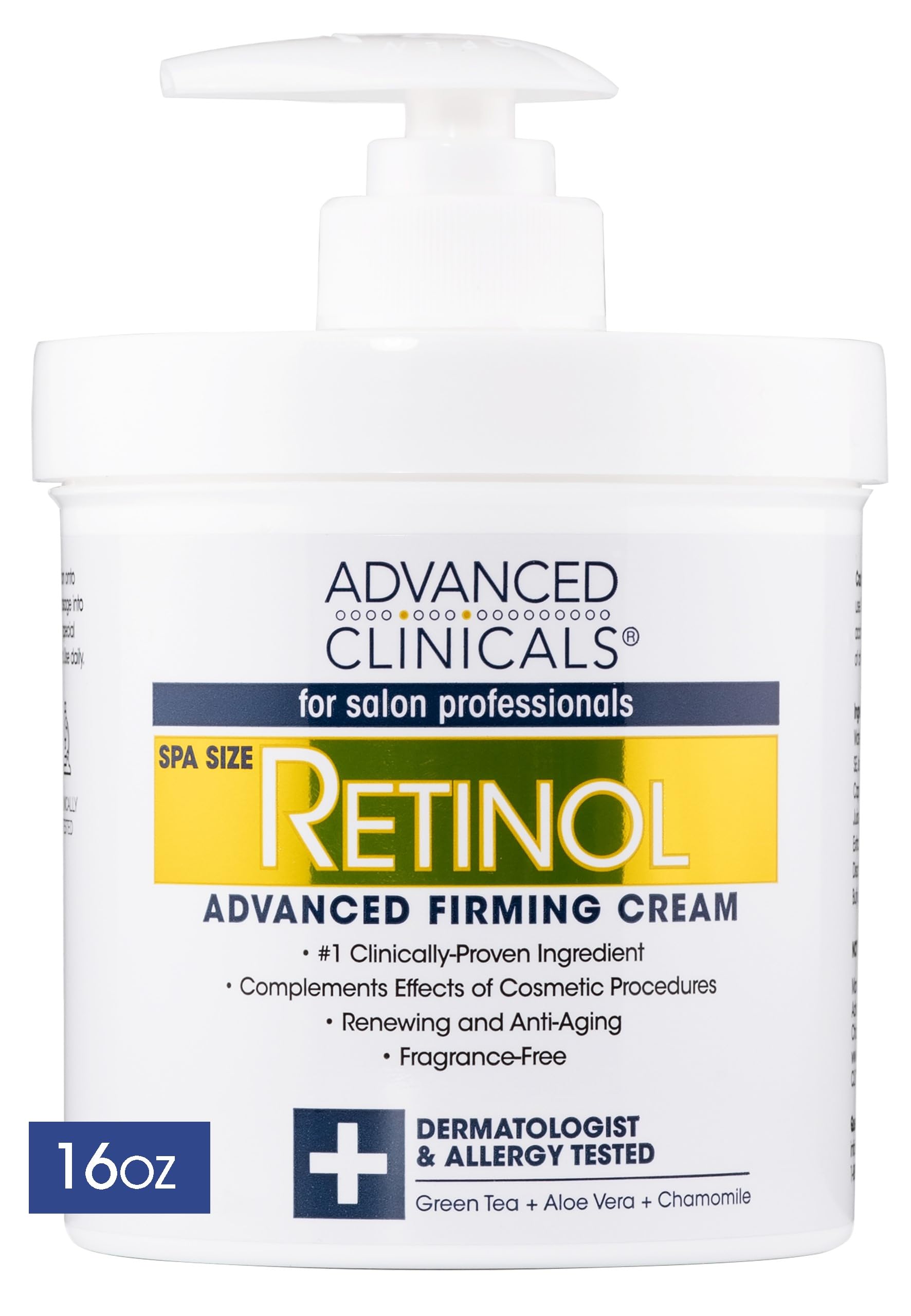 Foto 1 | Loción Corporal Advanced Clinicals Retinol 480 Ml Crepey Skin - Venta Internacional.
