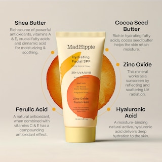 Foto 4 | Protector Solar Facial Mad Hippie Hidratante Spf 25 60 Ml - Venta Internacional.
