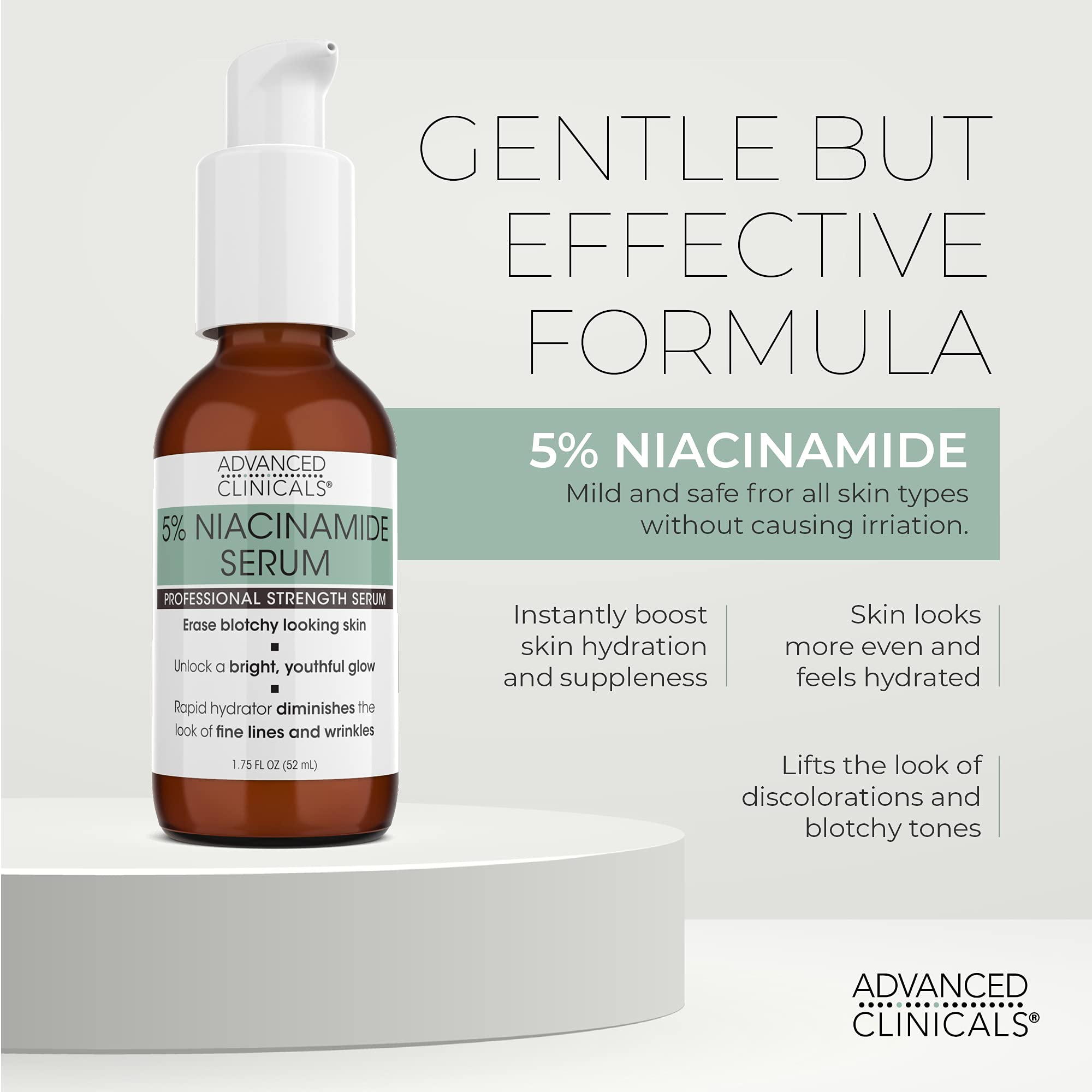 Foto 6 pulgar | Sérum De Niacinamida De Advanced Clinicals, 50 Ml, Con Ácido Hialurónico - Venta Internacional.