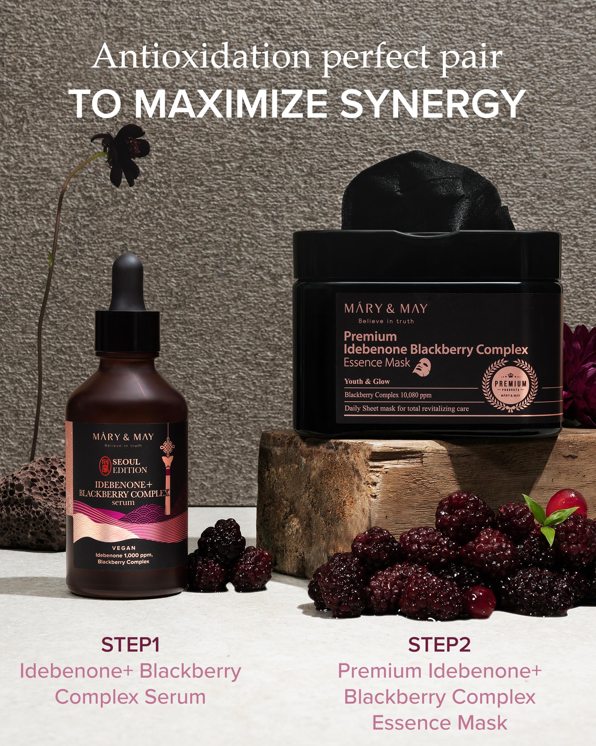 Foto 5 | Sérum Mary&may Seoul Edition Idebenone Blackberry Complex 80 Ml - Venta Internacional.