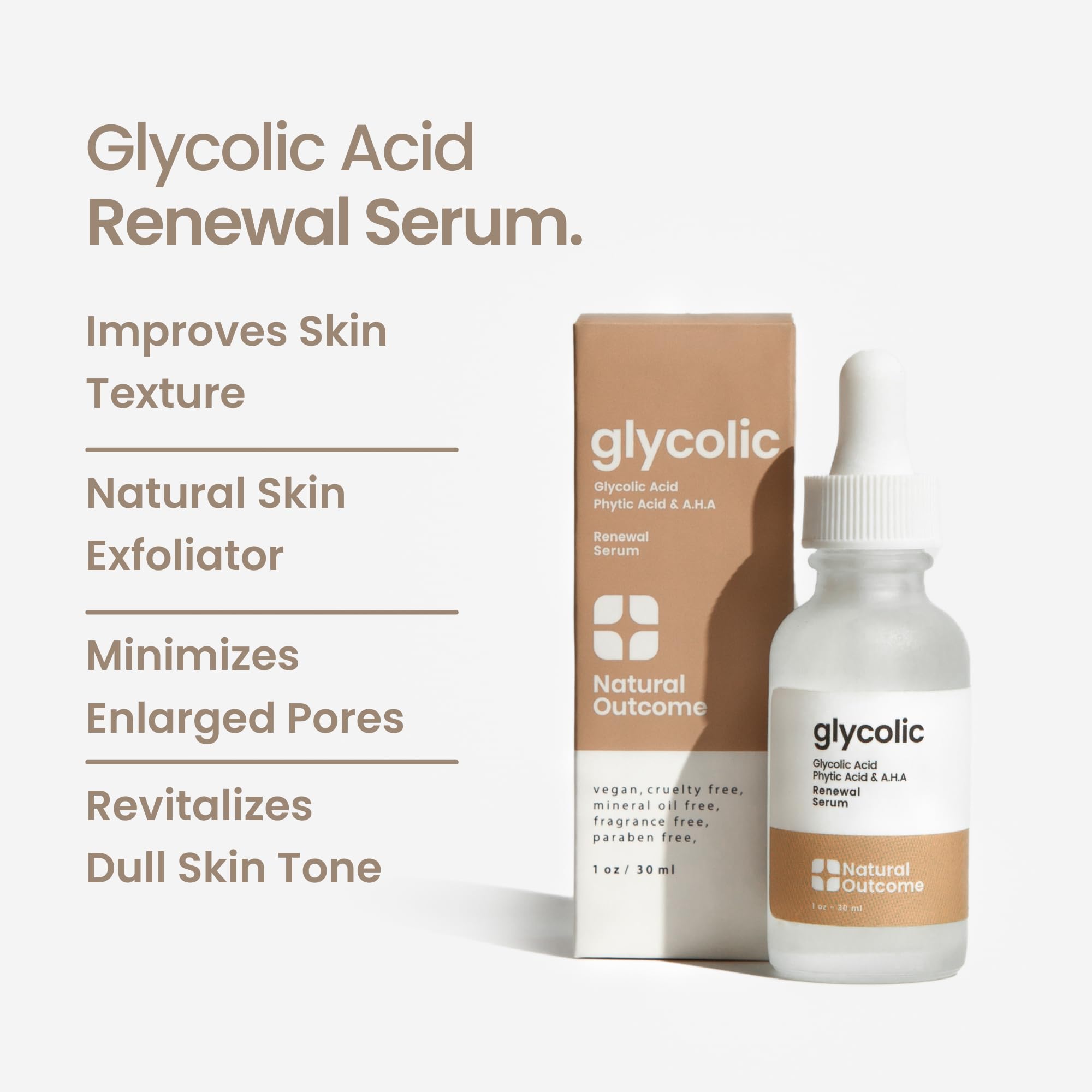 Foto 2 | Serum Natural Outcome Ácido Glicólico/aha, 12% De Renovación, 30 Ml - Venta Internacional.