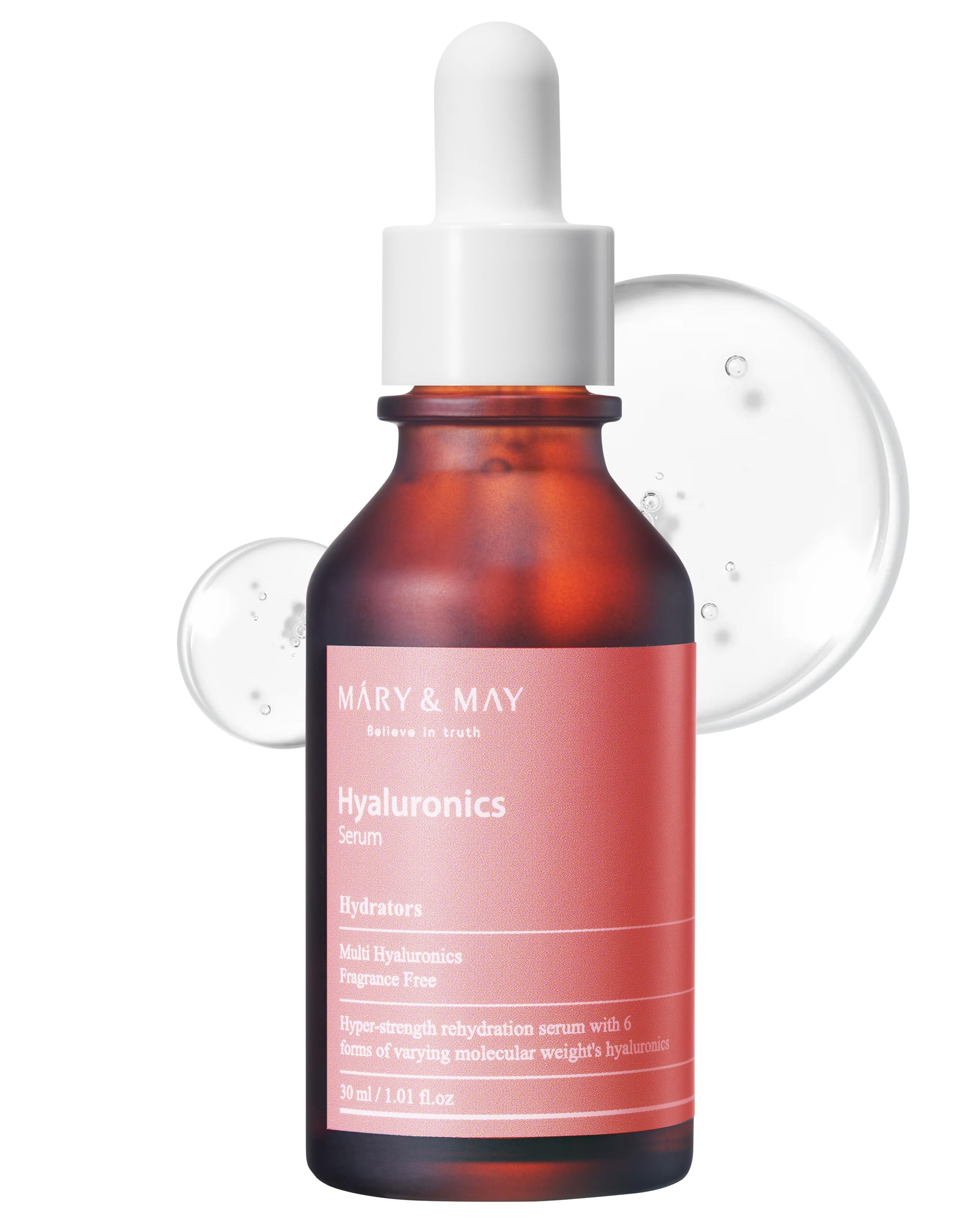 Sérum Hialurónico Hialurónico Profundamente Hidratante Mary&may 30 Ml - Venta Internacional.