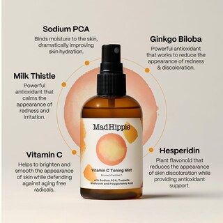 Foto 4 | Toning Mist Mad Hippie, Iluminador De Piel Con Vitamina C, 120 Ml - Venta Internacional.