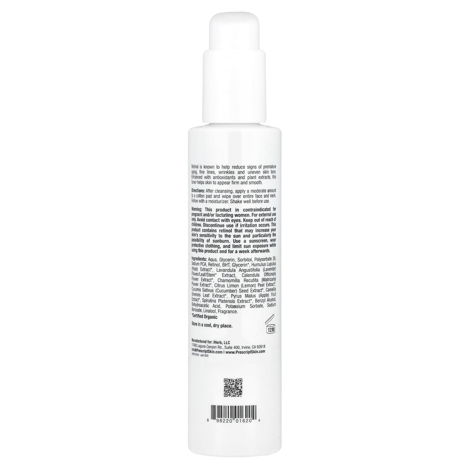 Foto 3 pulgar | Tónico Prescriptskin Retinol 177 Ml Con Lavanda, Manzanilla Y Caléndula - Venta Internacional.